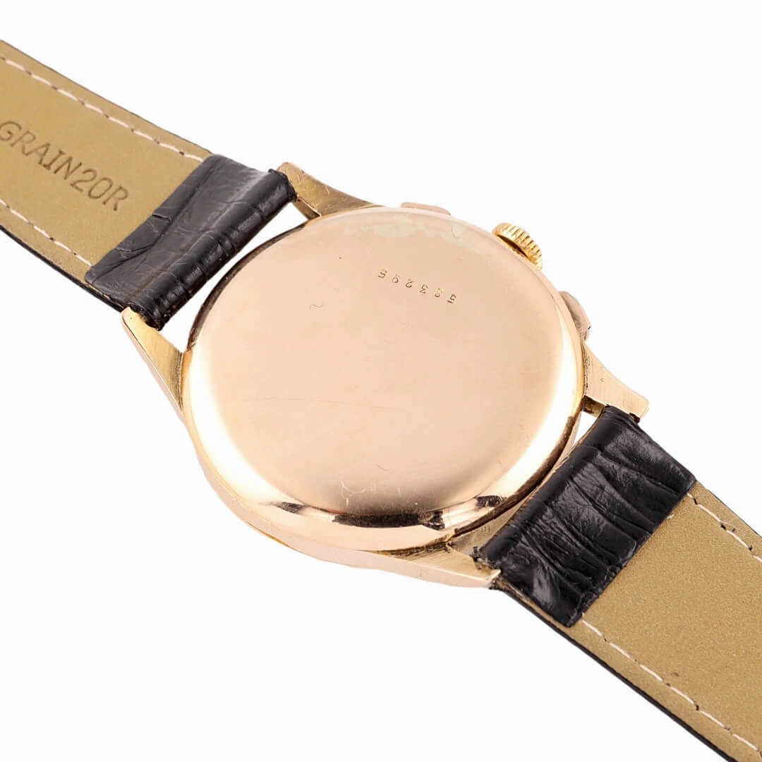 Vintage Zenith Chronograph  18k Rose Gold, Zenith Caliber 156 (Circa 1950s)