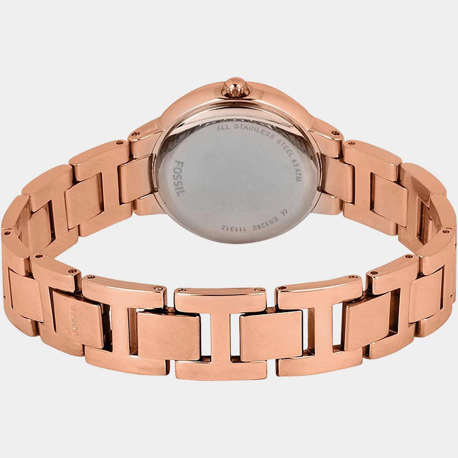 Virginia Women Quartz Silver Dial Analog Stainless Steel Watch ES3284