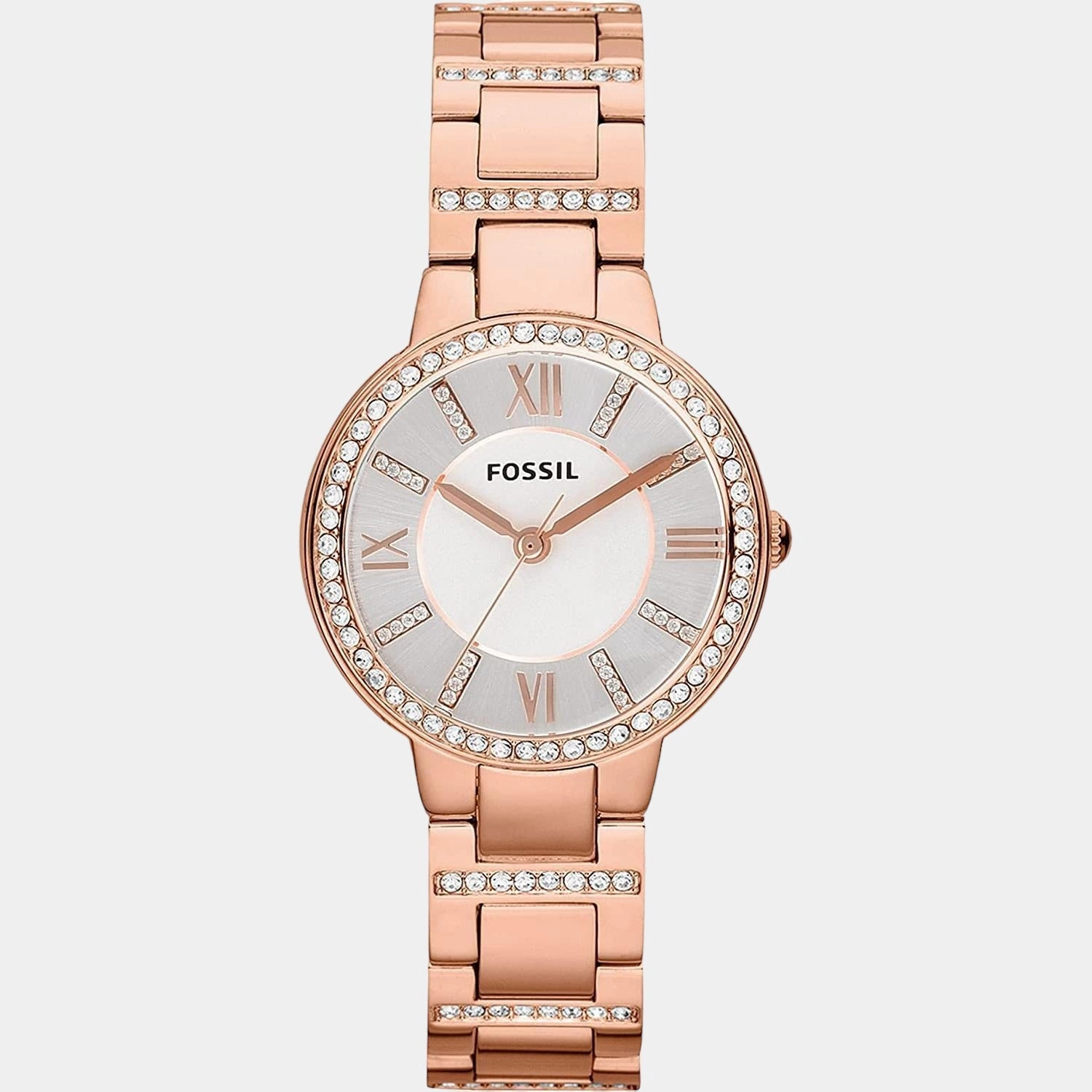 Virginia Women Quartz Silver Dial Analog Stainless Steel Watch ES3284