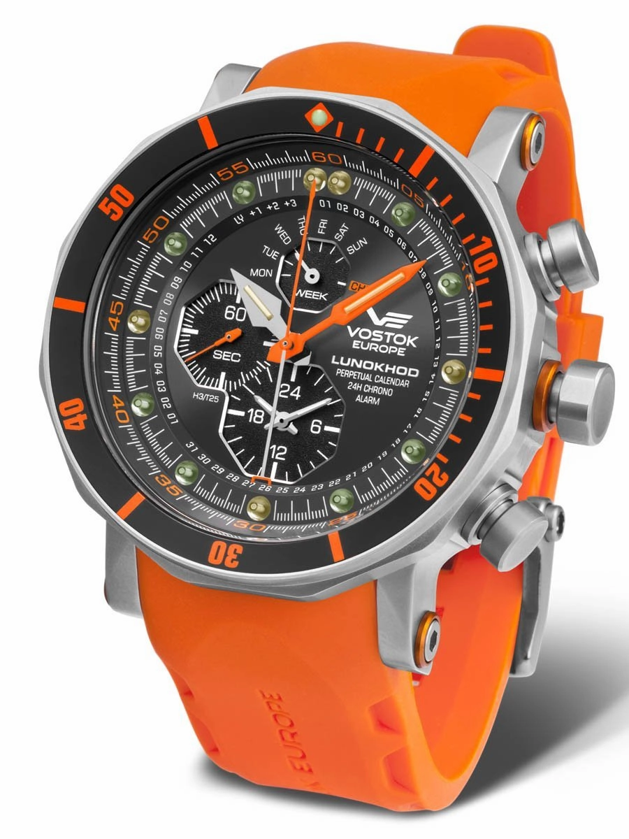 Vostok-Europe LUNOKHOD 2 Sports Pro Diver Mens Watch YM86/620A506