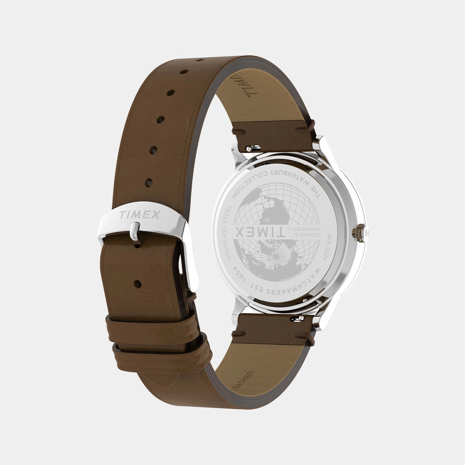 Waterbury Men Blue Analog Leather Watch TW2W14900UJ