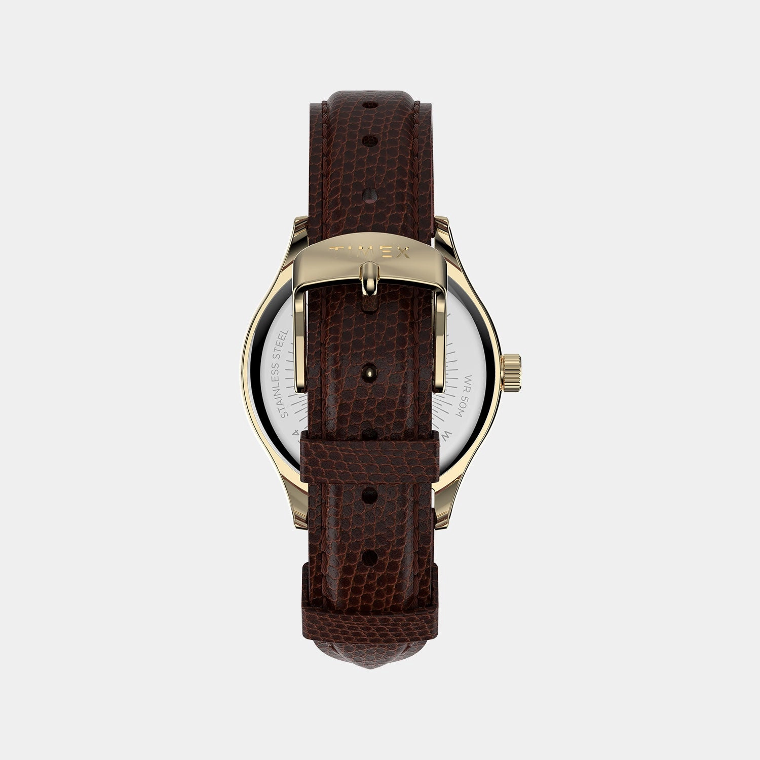 Waterbury Women Cream Analog Leather Watch TW2U97800UJ