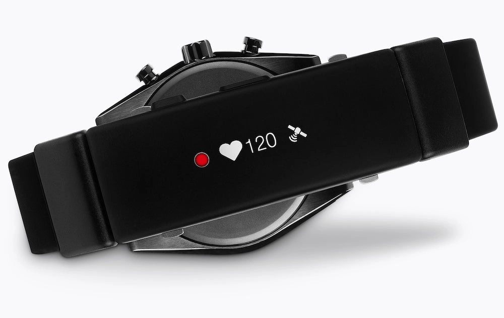 Wena Watch Wrist Active With Black Solar Three Hands Face