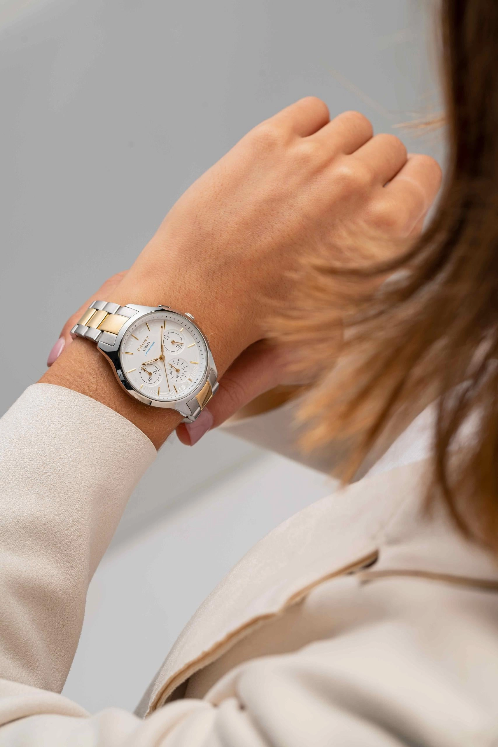 Woman Bicolour Chronograph