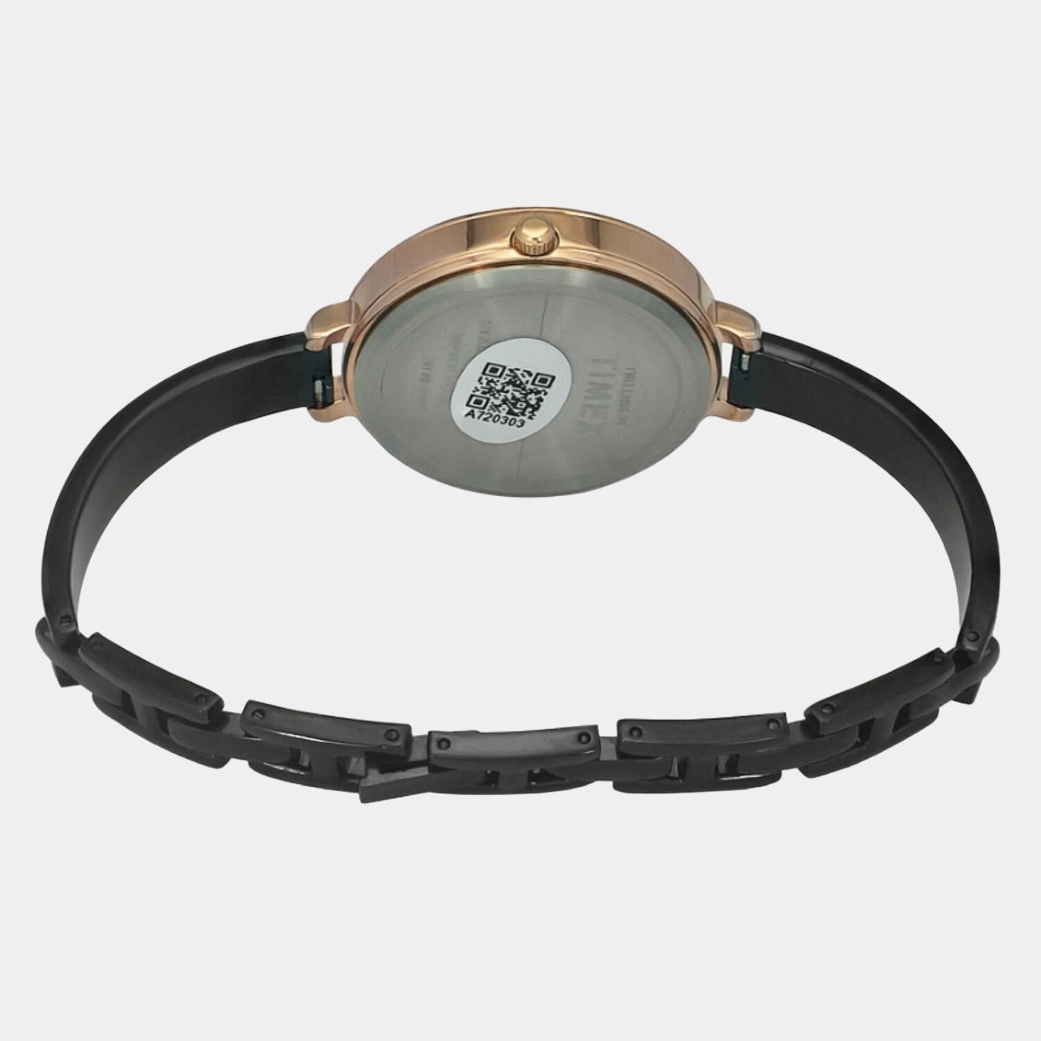 Women Black Analog Stainless Steel Watch TWEL12818