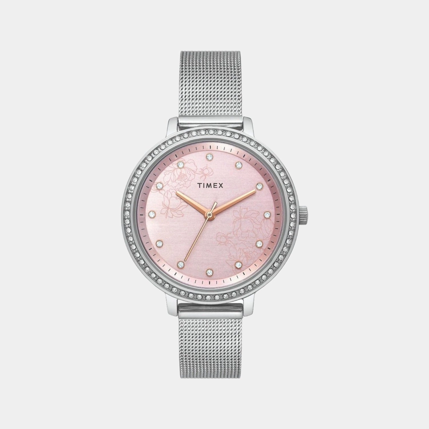 Women Pink Analog Stainless Steel Watch TWEL14700