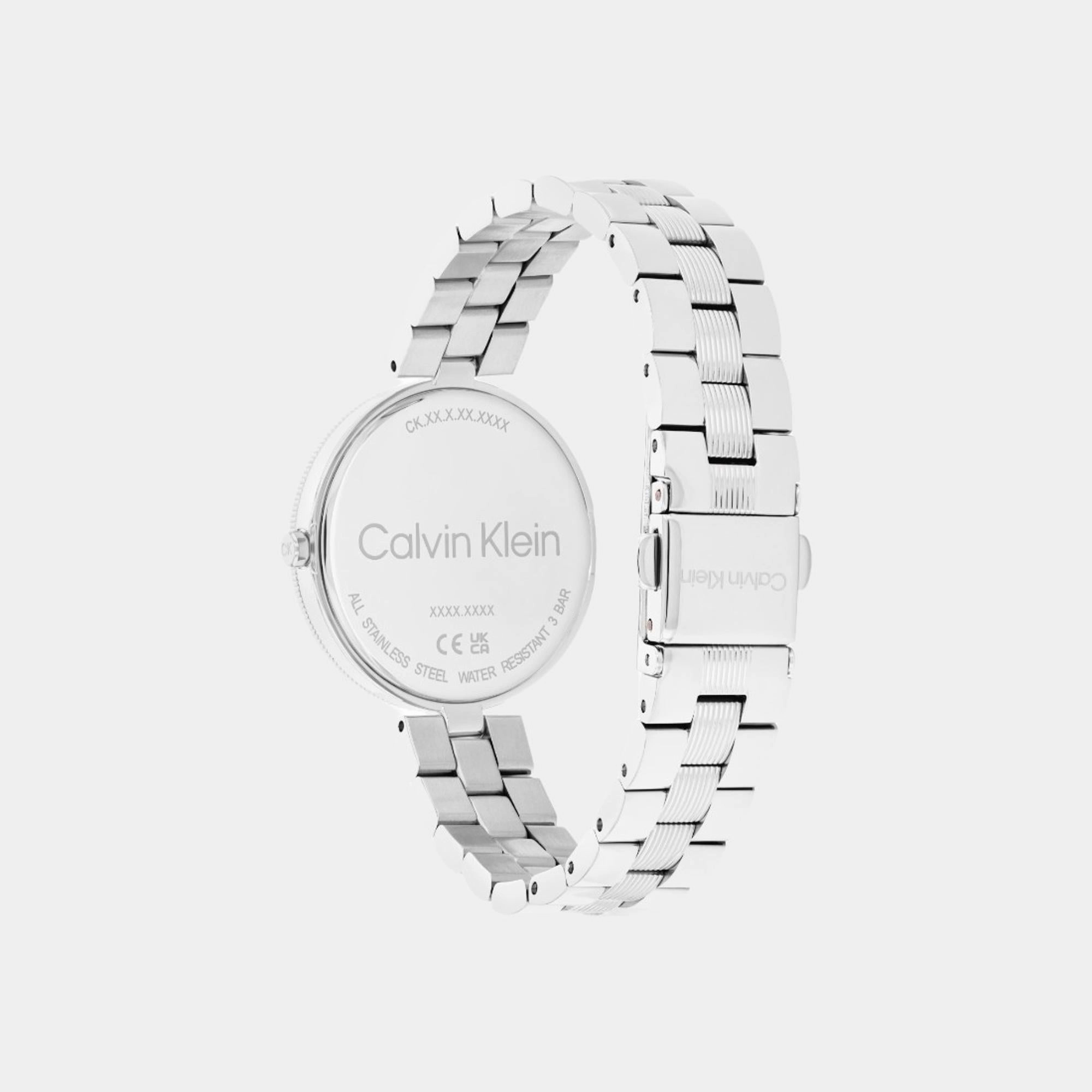 Women Quartz Analog Light Blush Dial Stainless Steel Watch 25100015