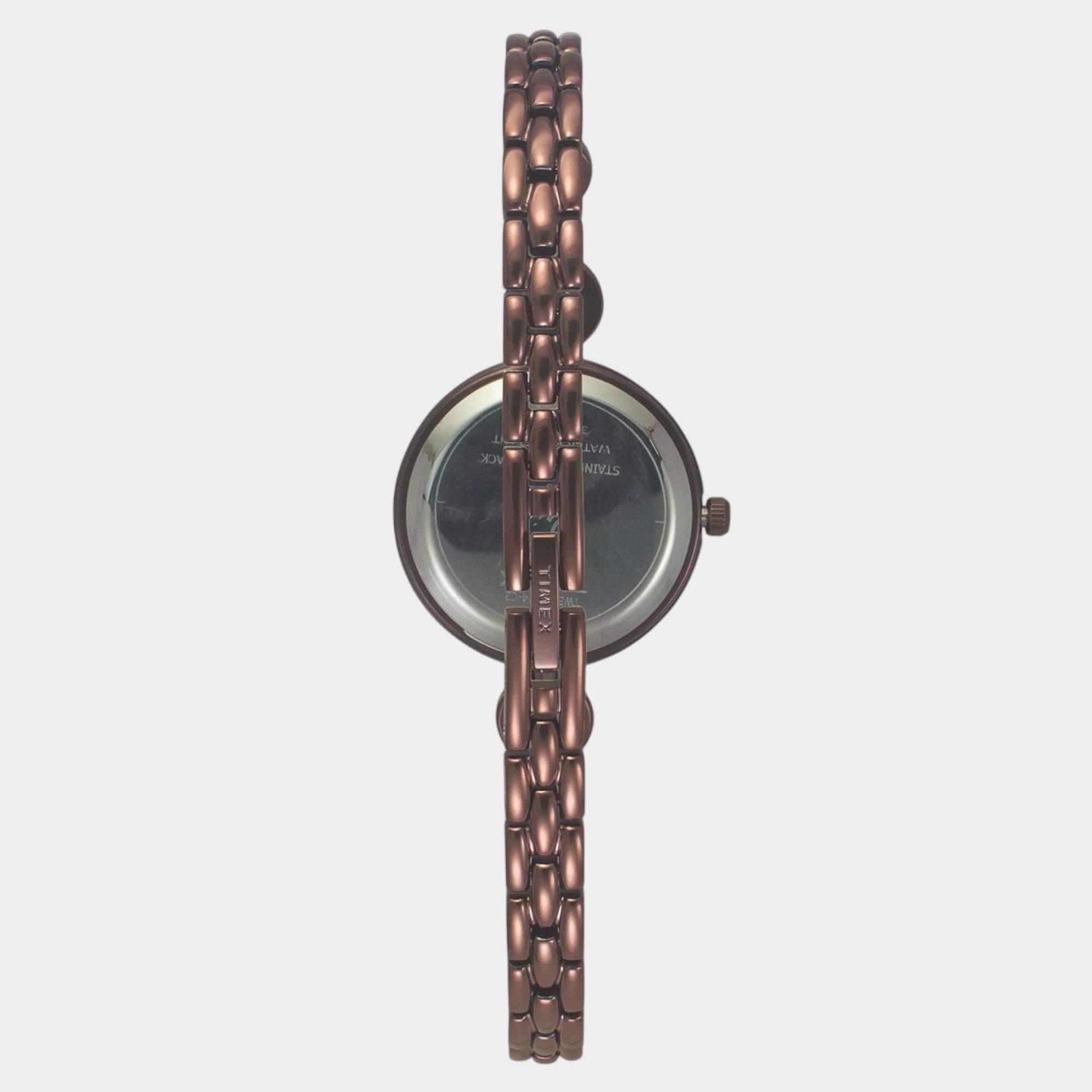 Women Quartz Black Dial Analog Brass Watch TWEL18204
