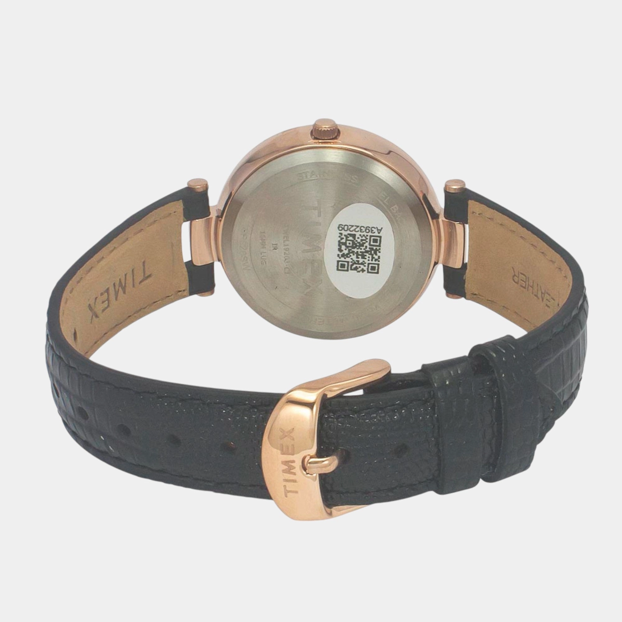 Women Quartz Black Dial Analog Leather Watch TWEL19203