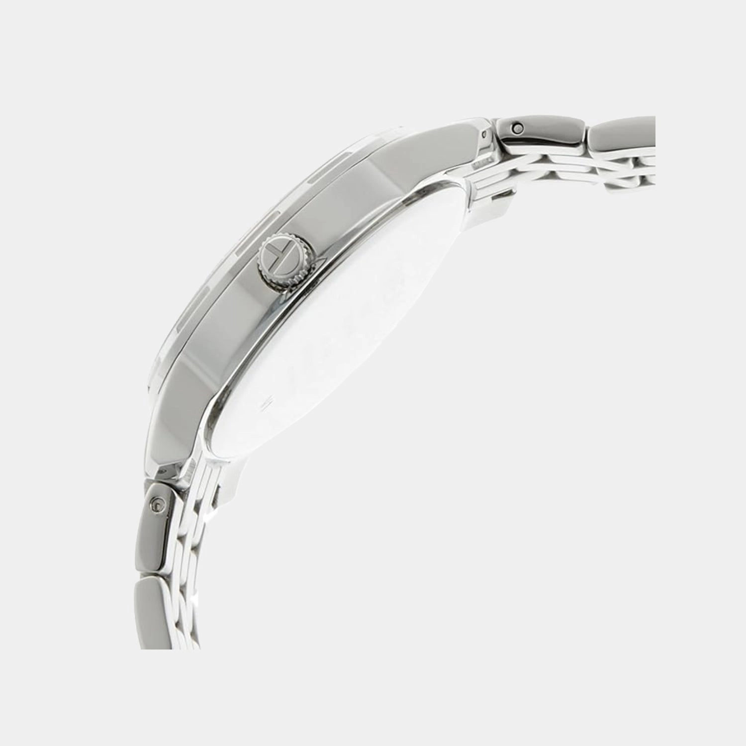 Women Quartz Black Dial Analog Stainless Steel Watch T2N147