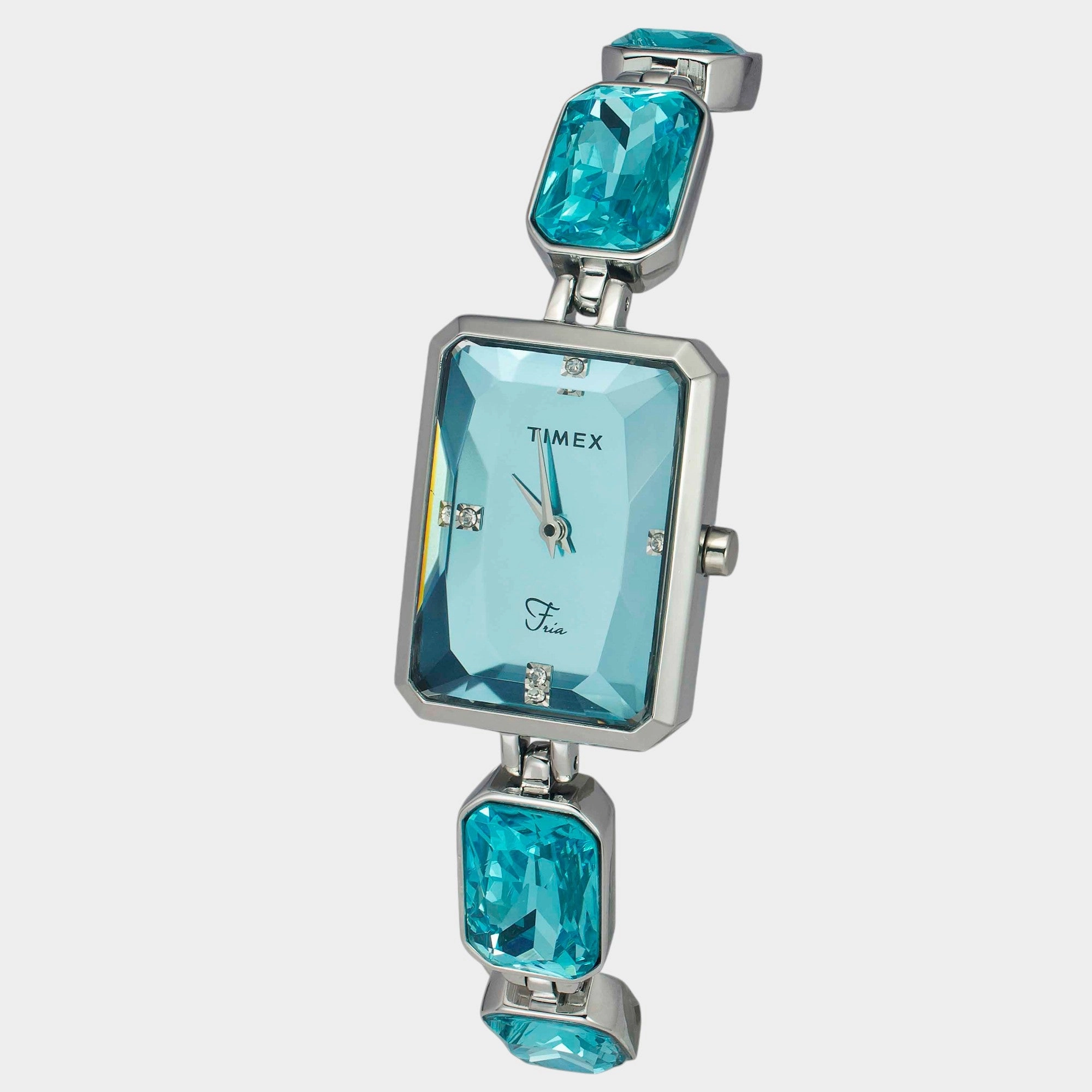 Women Quartz Blue Dial Analog Brass Watch TWEL16904