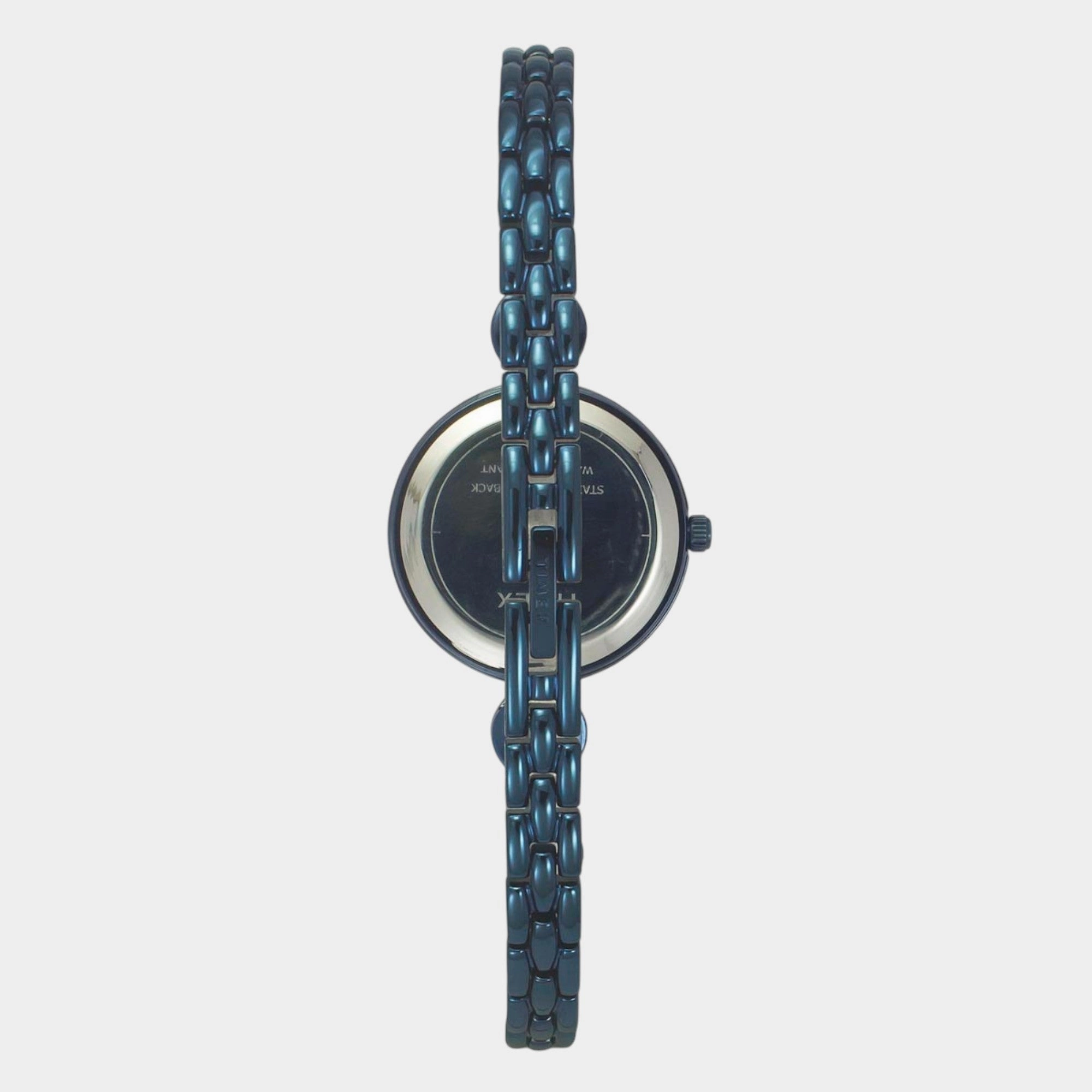 Women Quartz Blue Dial Analog Brass Watch TWEL18205