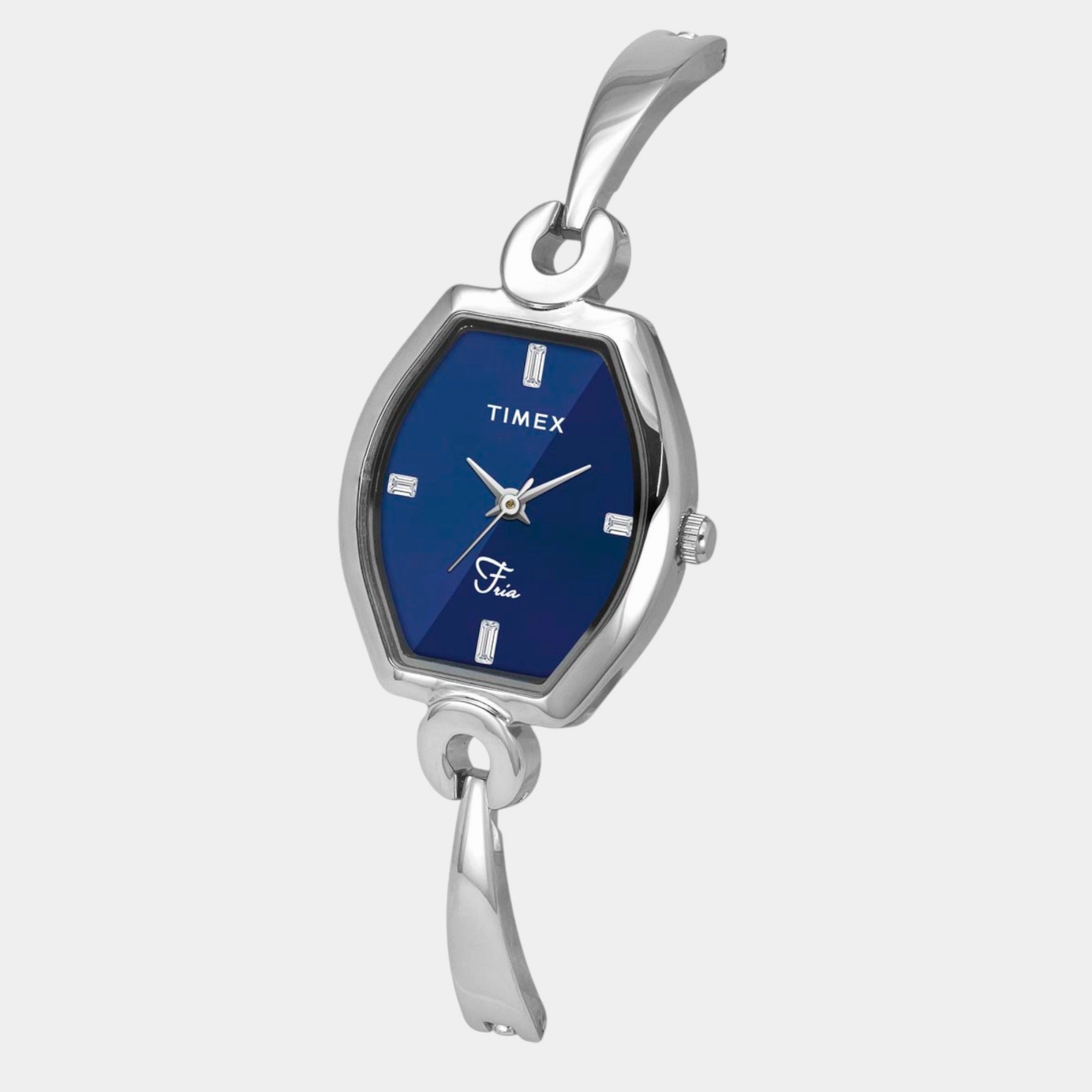 Women Quartz Blue Dial Analog Brass Watch TWEL19700