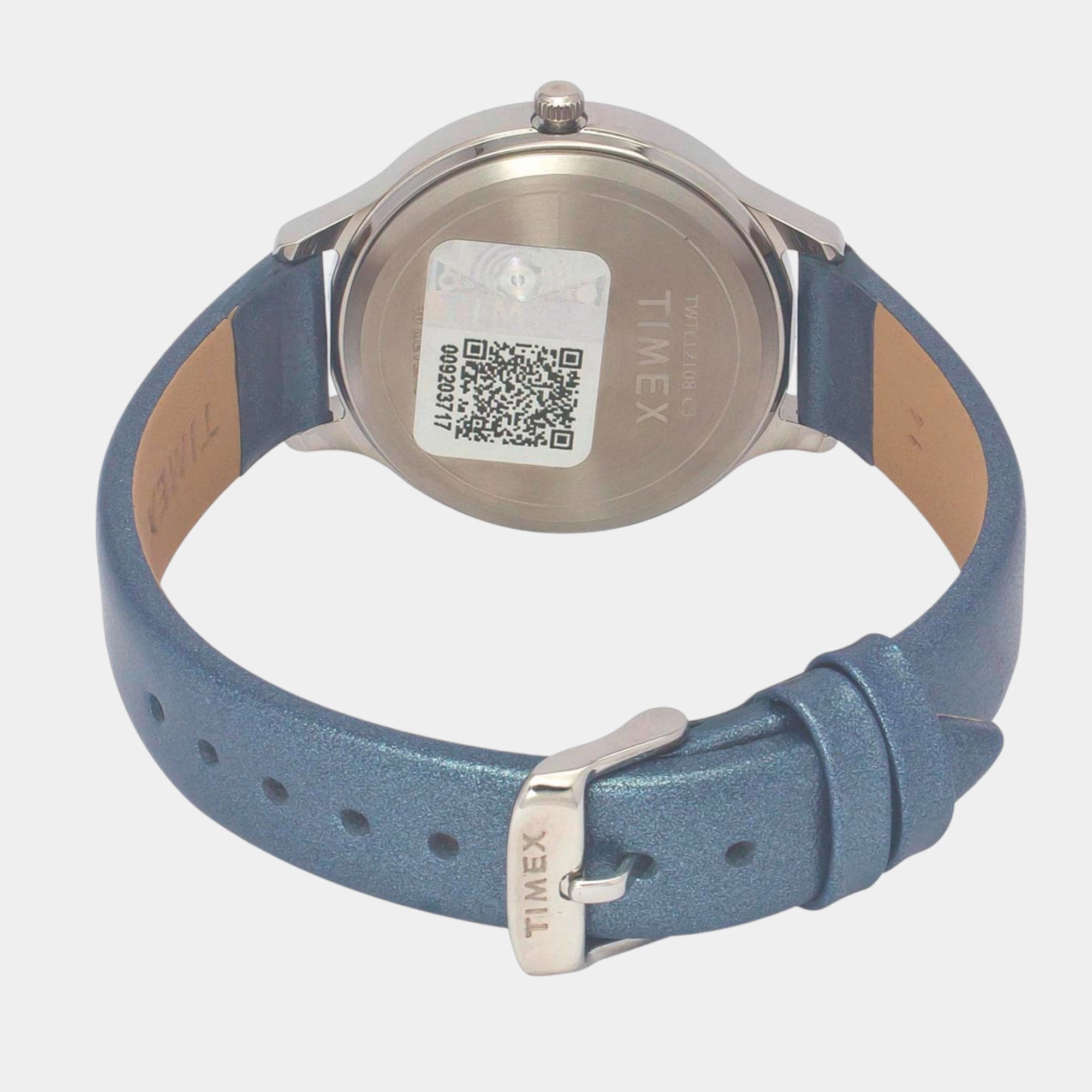 Women Quartz Blue Dial Analog Leather Watch TWTL12108