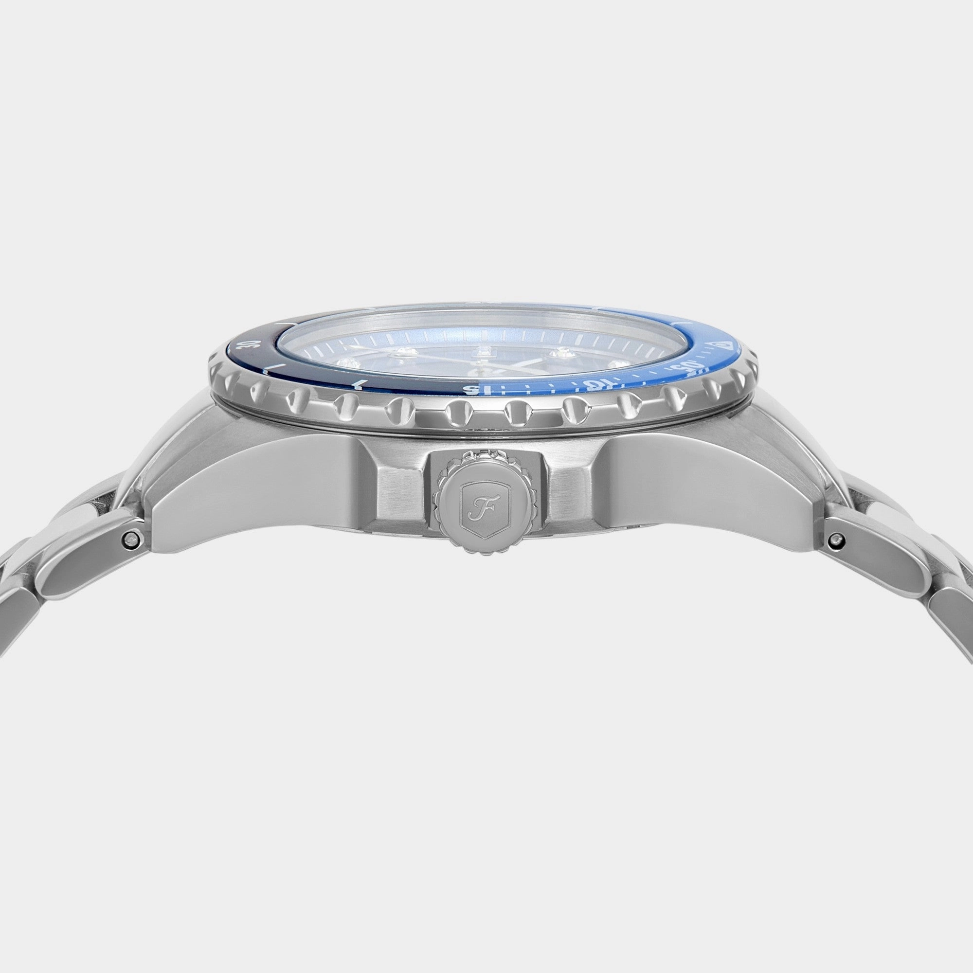 Women Quartz Blue Dial Analog Stainless Steel Watch ES5353