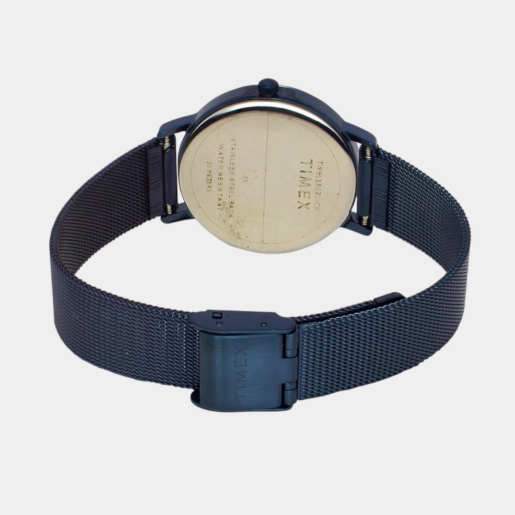Women Quartz Blue Dial Analog Stainless Steel Watch TWEL15620