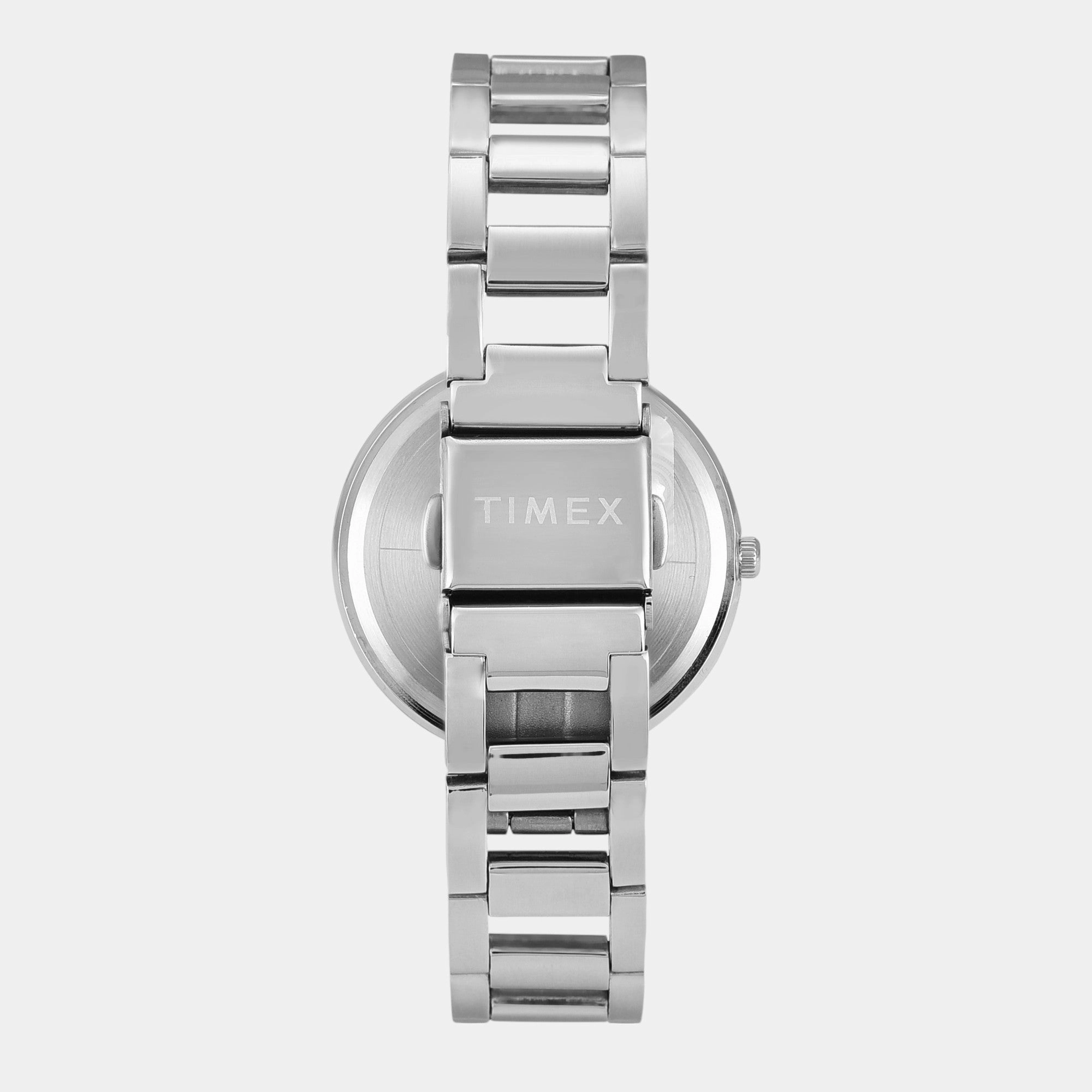 Women Quartz Blue Dial Multi-Function Stainless Steel Watch TW000X247