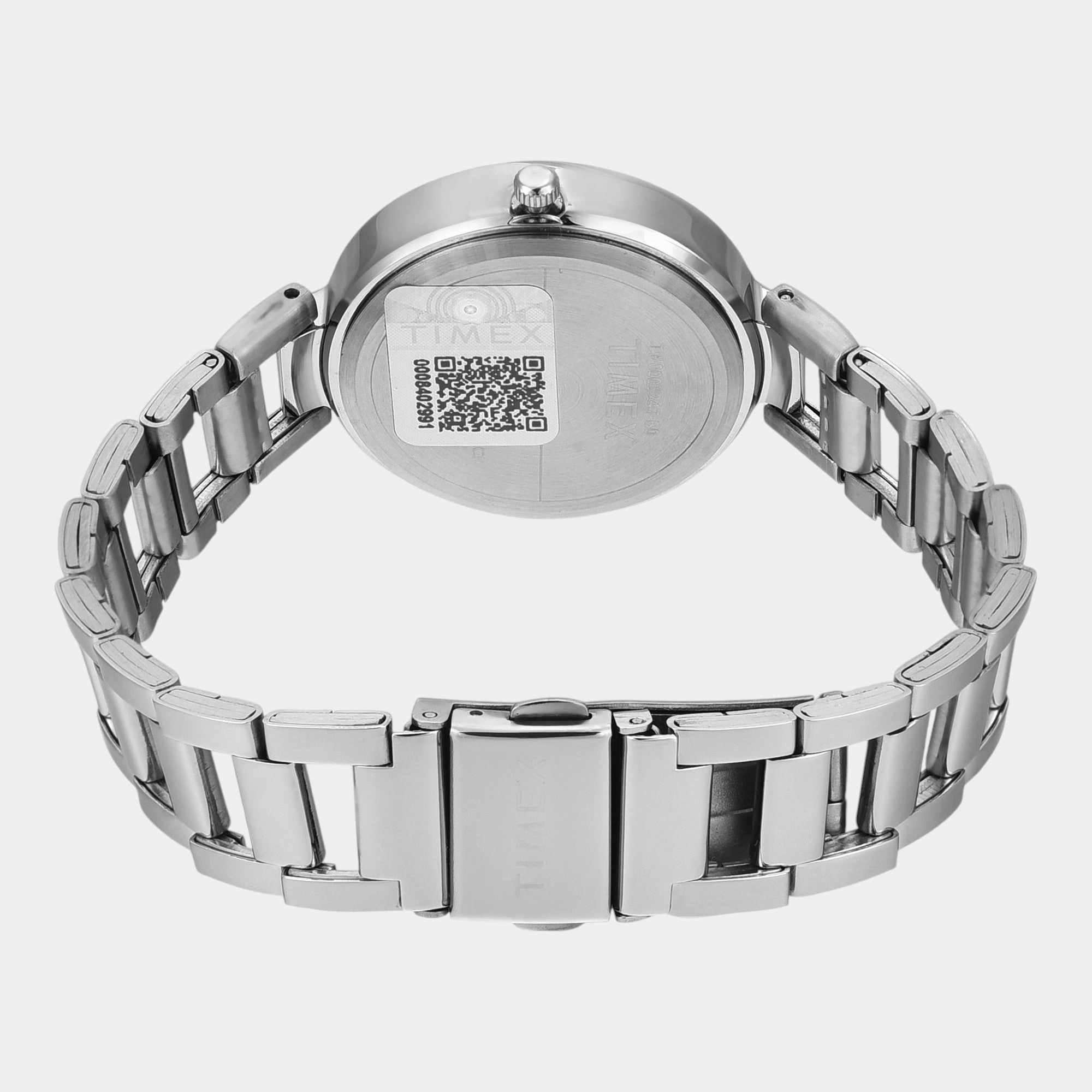 Women Quartz Blue Dial Multi-Function Stainless Steel Watch TW000X247