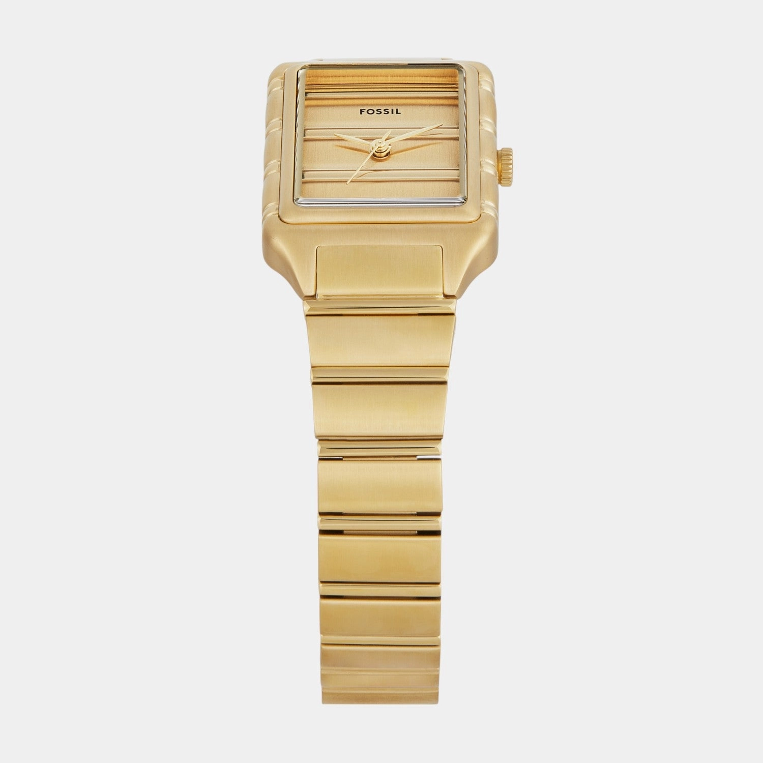 Women Quartz Gold Dial Analog Stainless Steel Watch ES5389