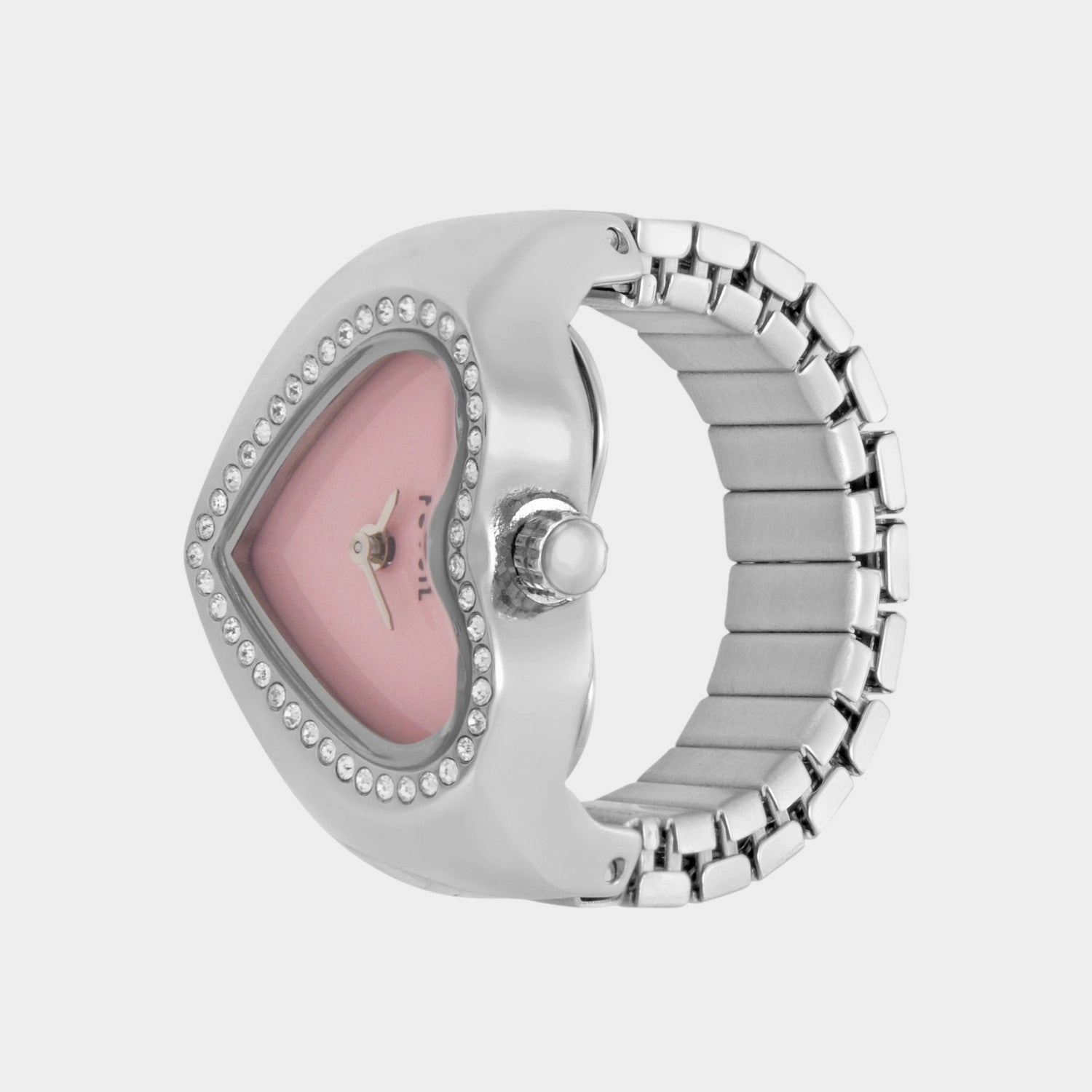Women Quartz Pink Dial Analog Stainless Steel Watch ES5408