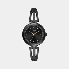 Women's Black Analog Stainless Steel Watch TWTL10300