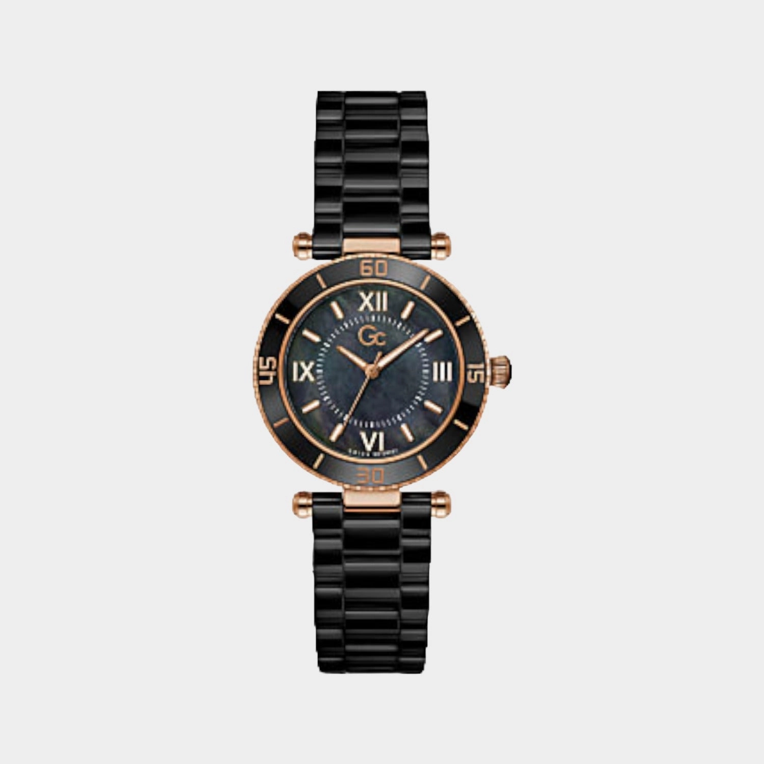 Women's Black Analog Stainless Steel Watch Z05006L2MF