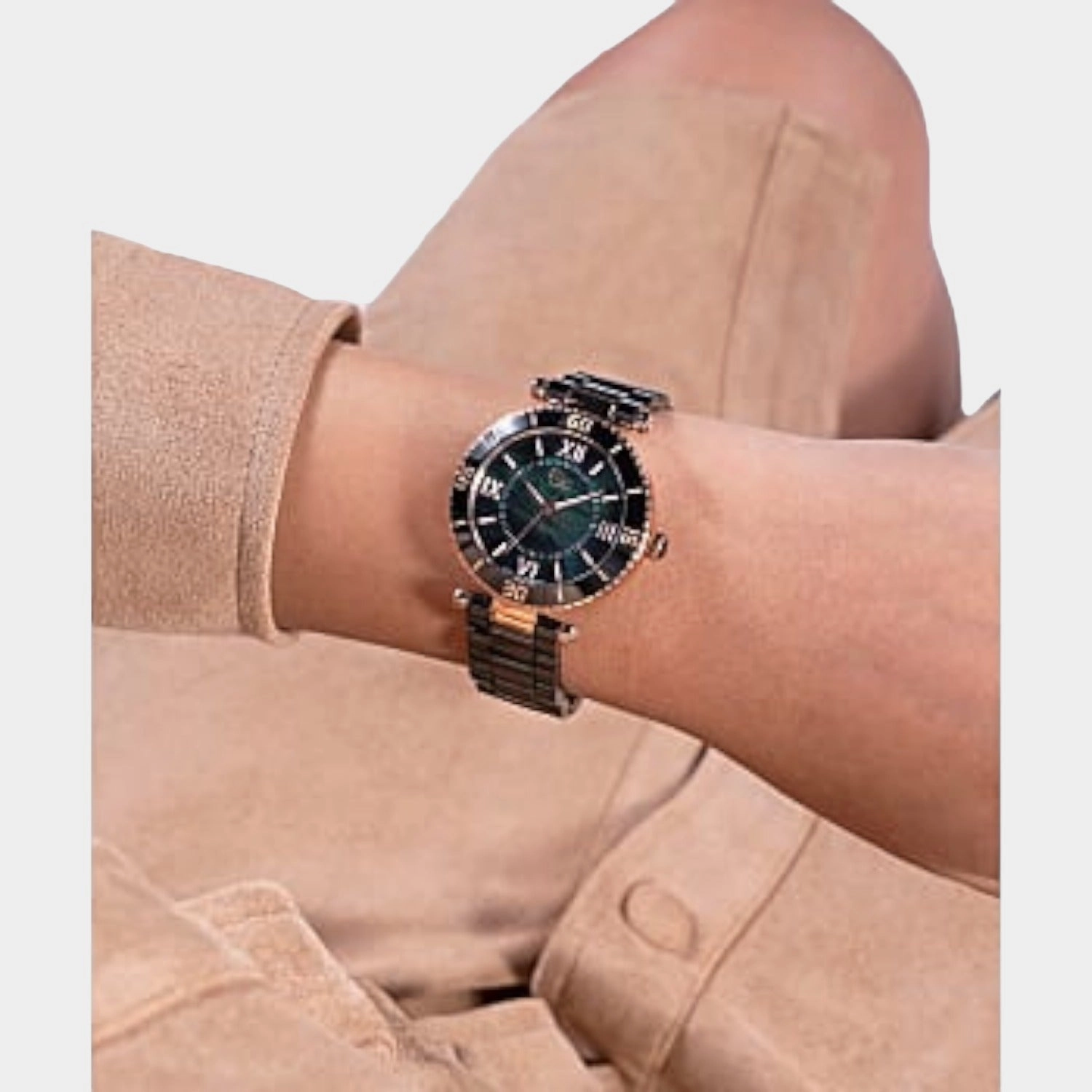 Women's Black Analog Stainless Steel Watch Z05006L2MF