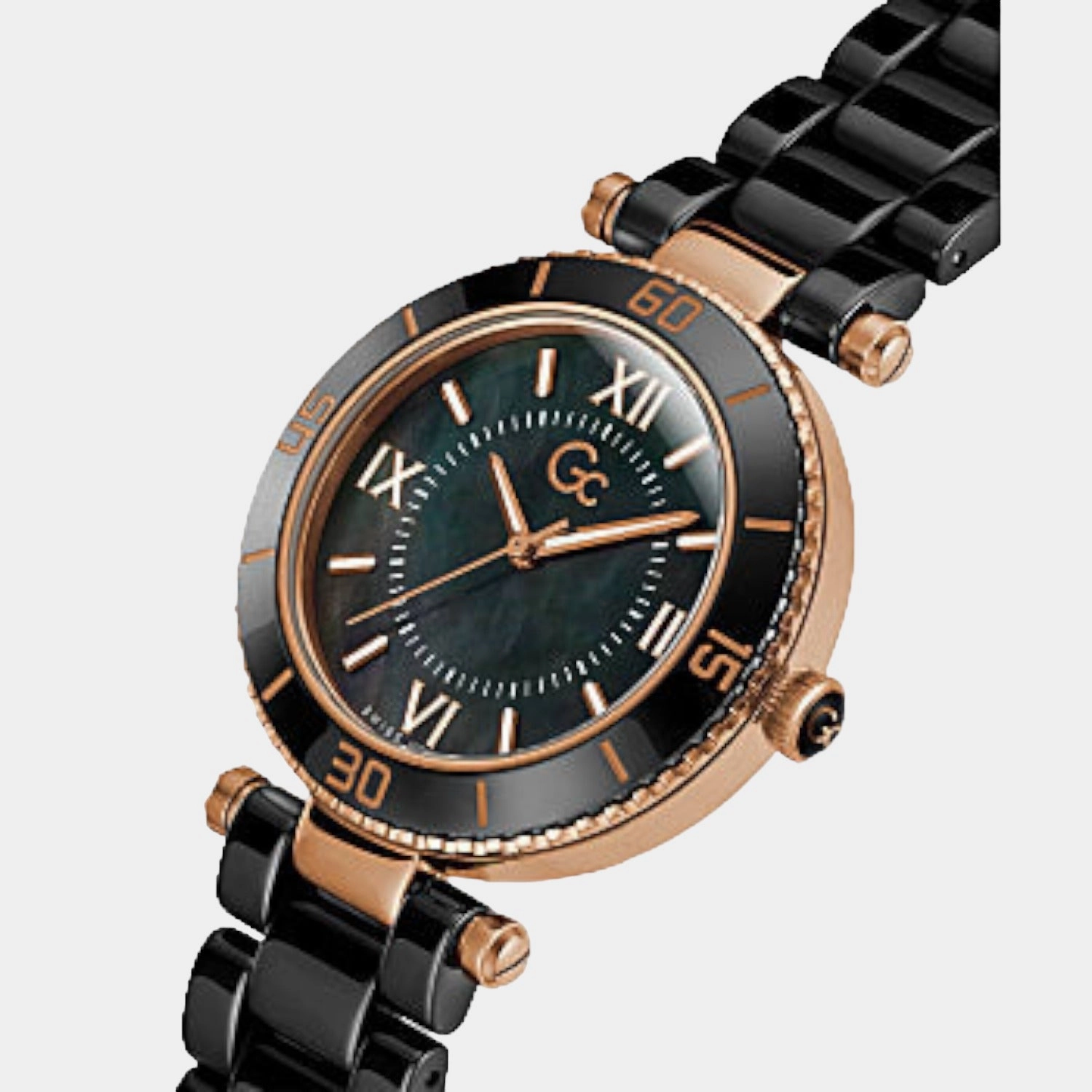 Women's Black Analog Stainless Steel Watch Z05006L2MF