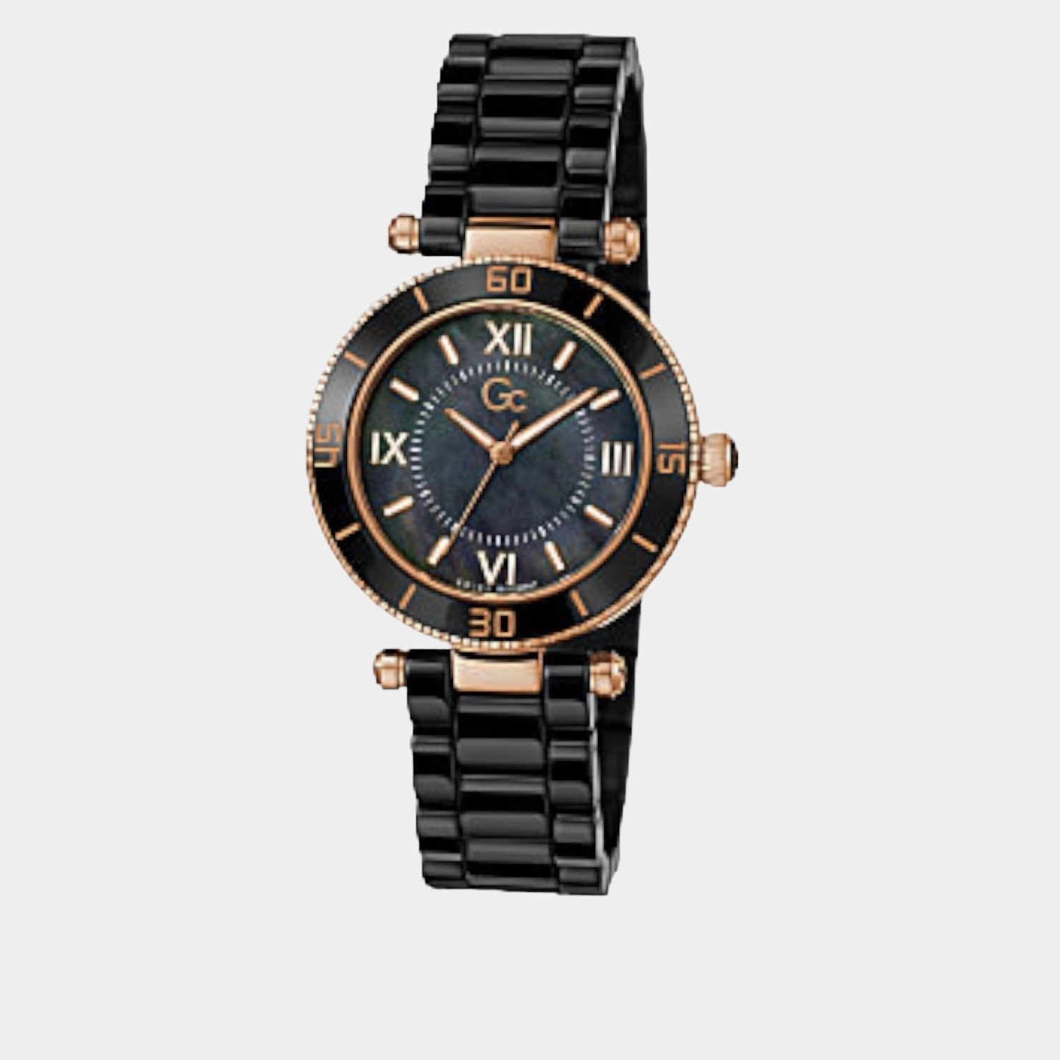 Women's Black Analog Stainless Steel Watch Z05006L2MF