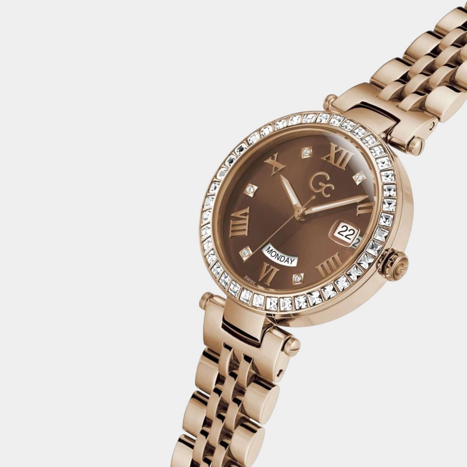 Women's Brown Analog Stainless Steel Watch Z01009L4MF
