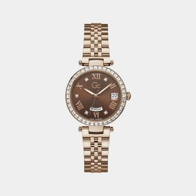 Women's Brown Analog Stainless Steel Watch Z01009L4MF