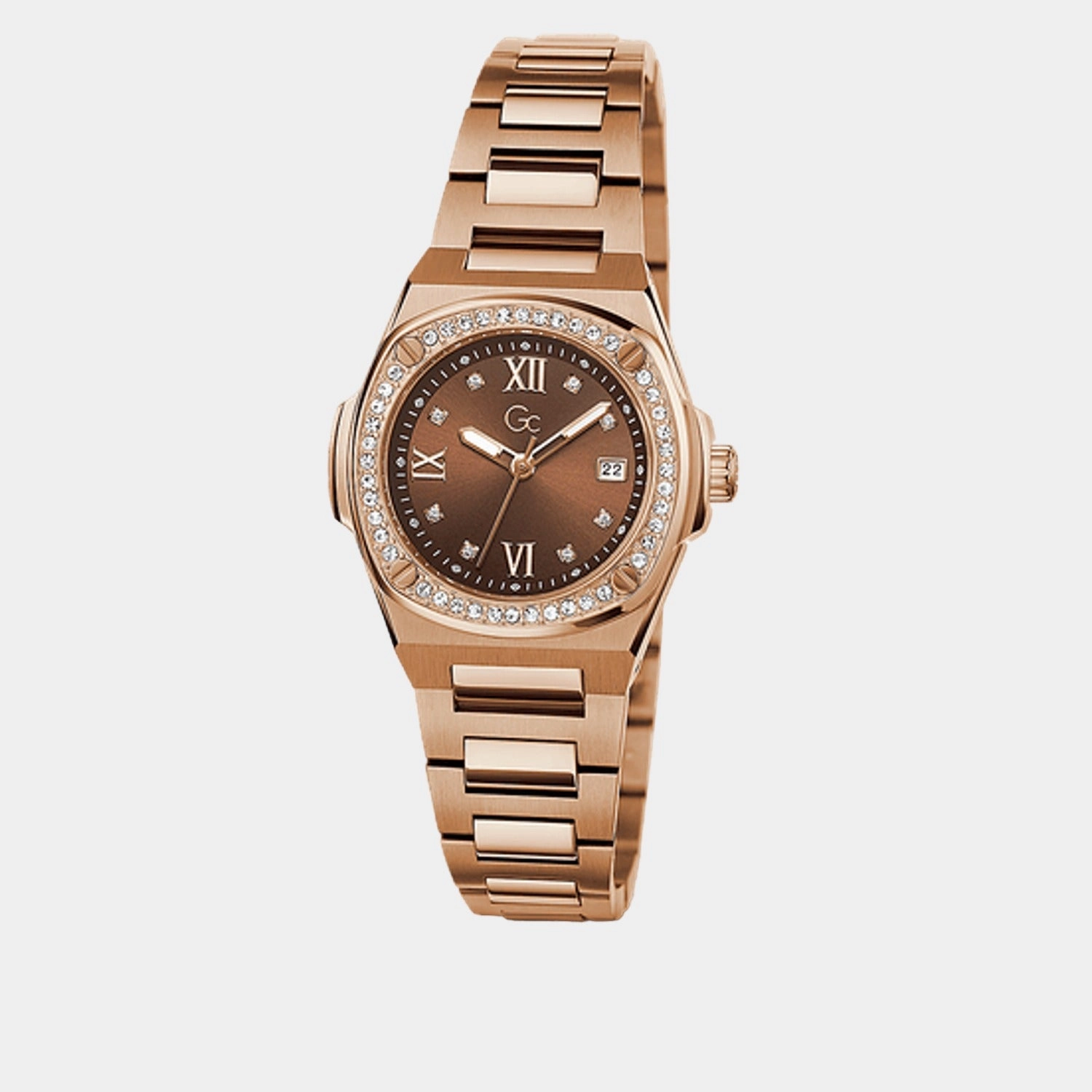 Women's Brown Analog Stainless Steel Watch Z12002L4MF