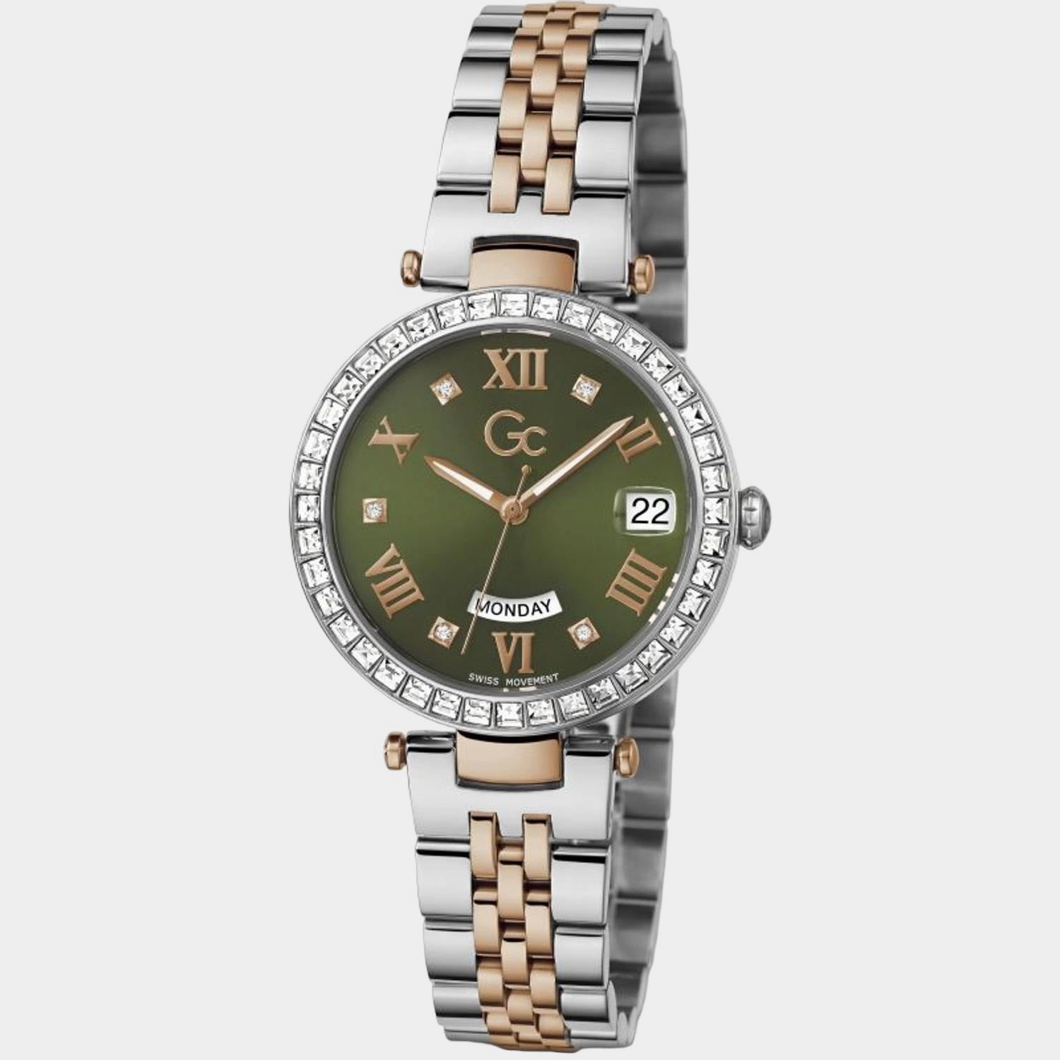 Women's Green Analog Stainless Steel Watch Z01010L9MF
