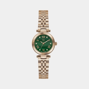 Women's Green Analog Stainless Steel Watch Z02006L9MF
