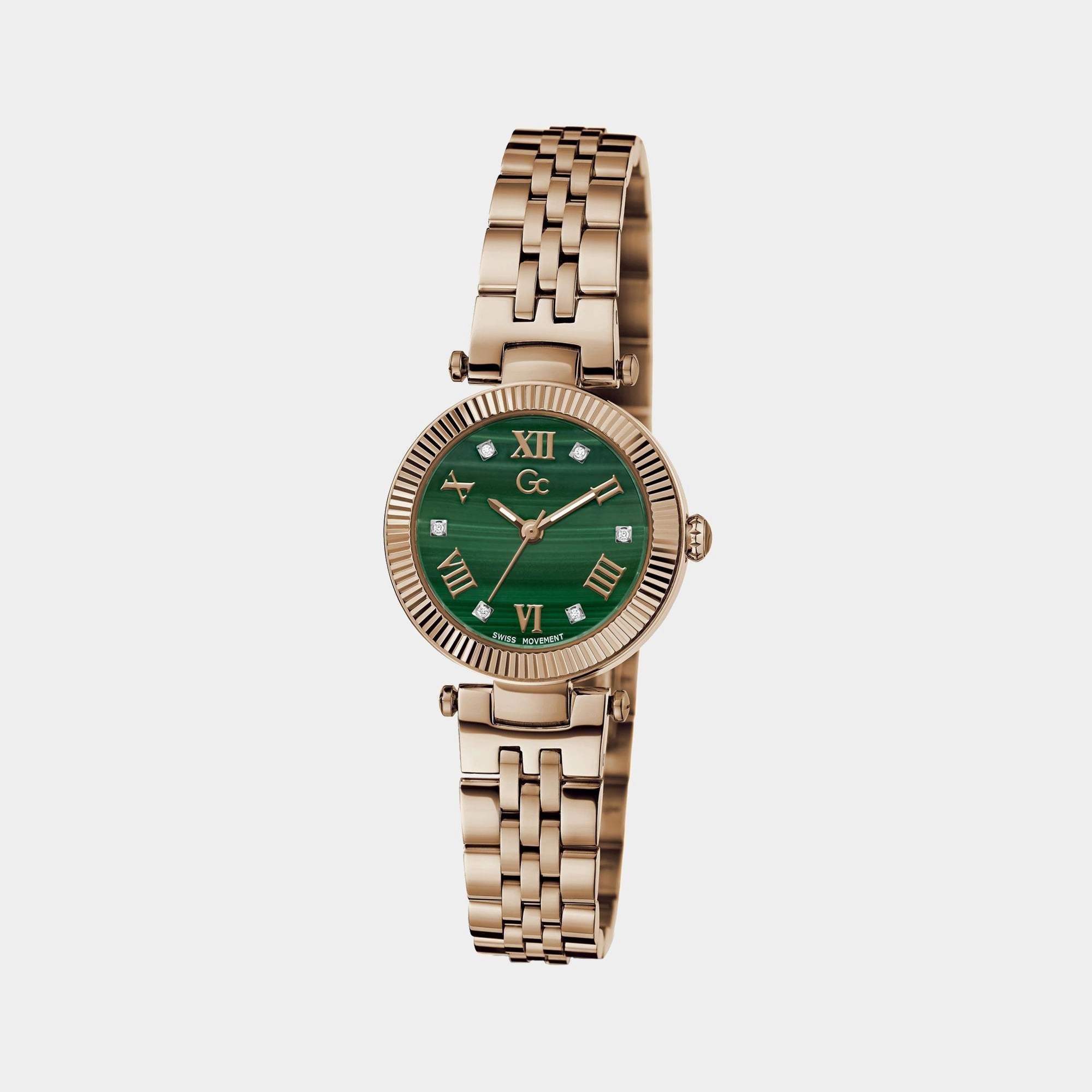 Women's Green Analog Stainless Steel Watch Z02006L9MF