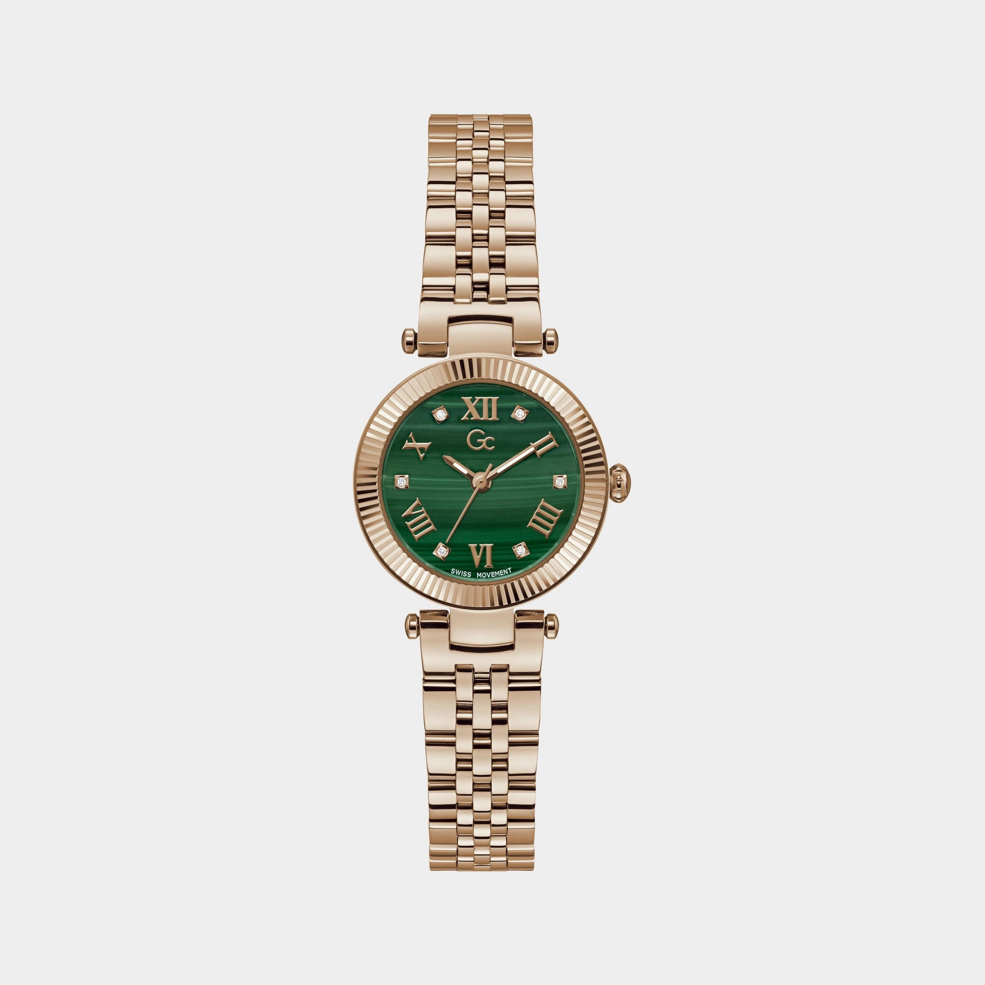 Women's Green Analog Stainless Steel Watch Z02006L9MF