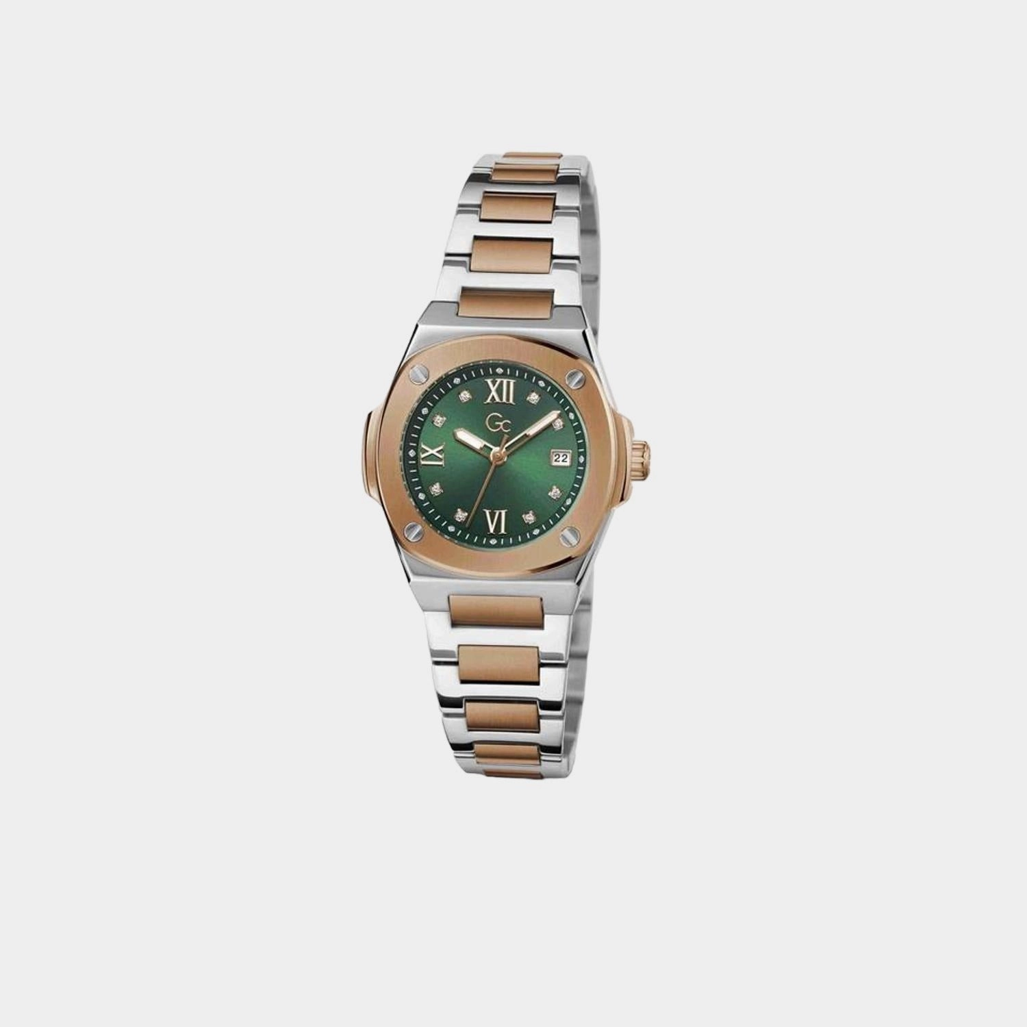 Women's Green Analog Stainless Steel Watch Z12001L9MF