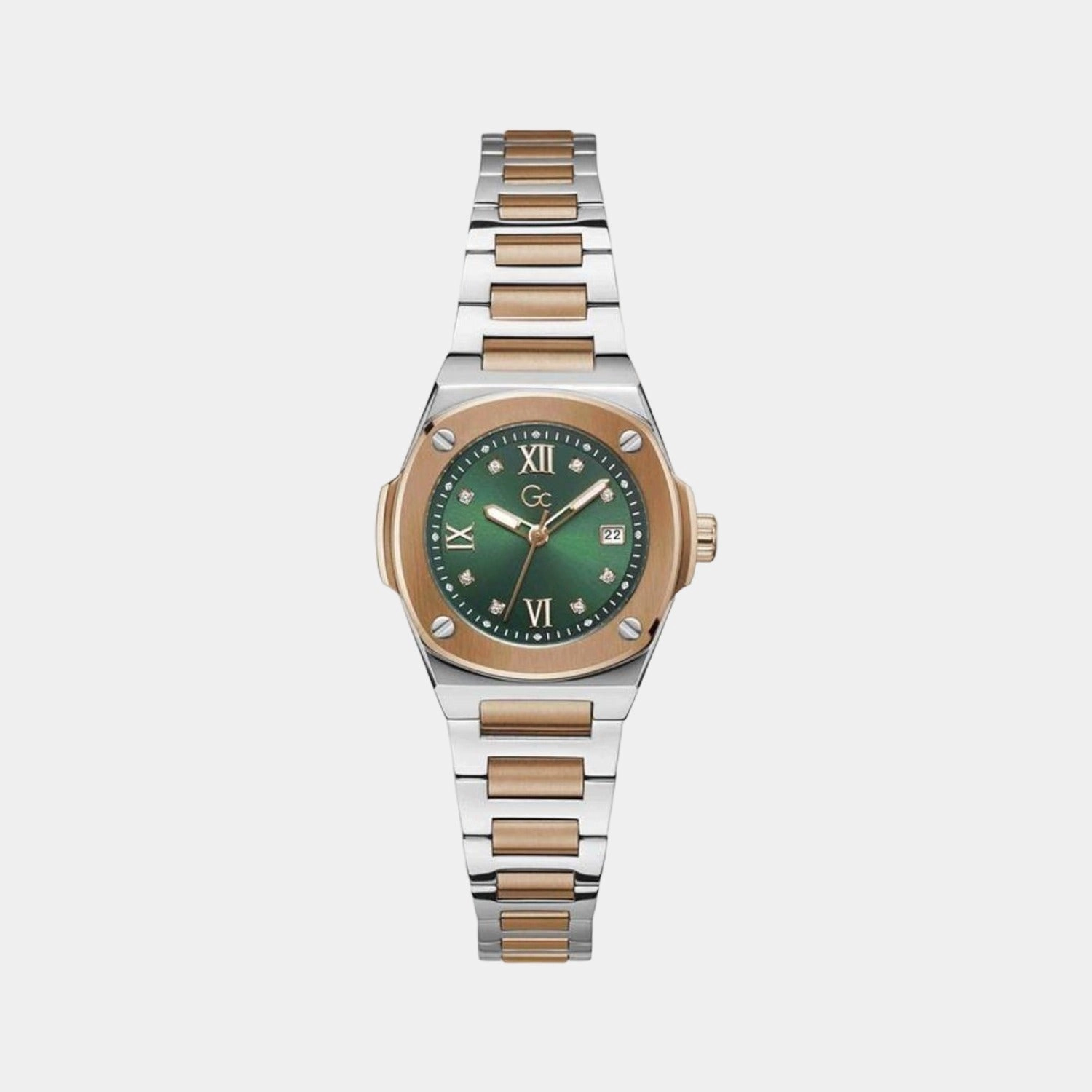 Women's Green Analog Stainless Steel Watch Z12001L9MF