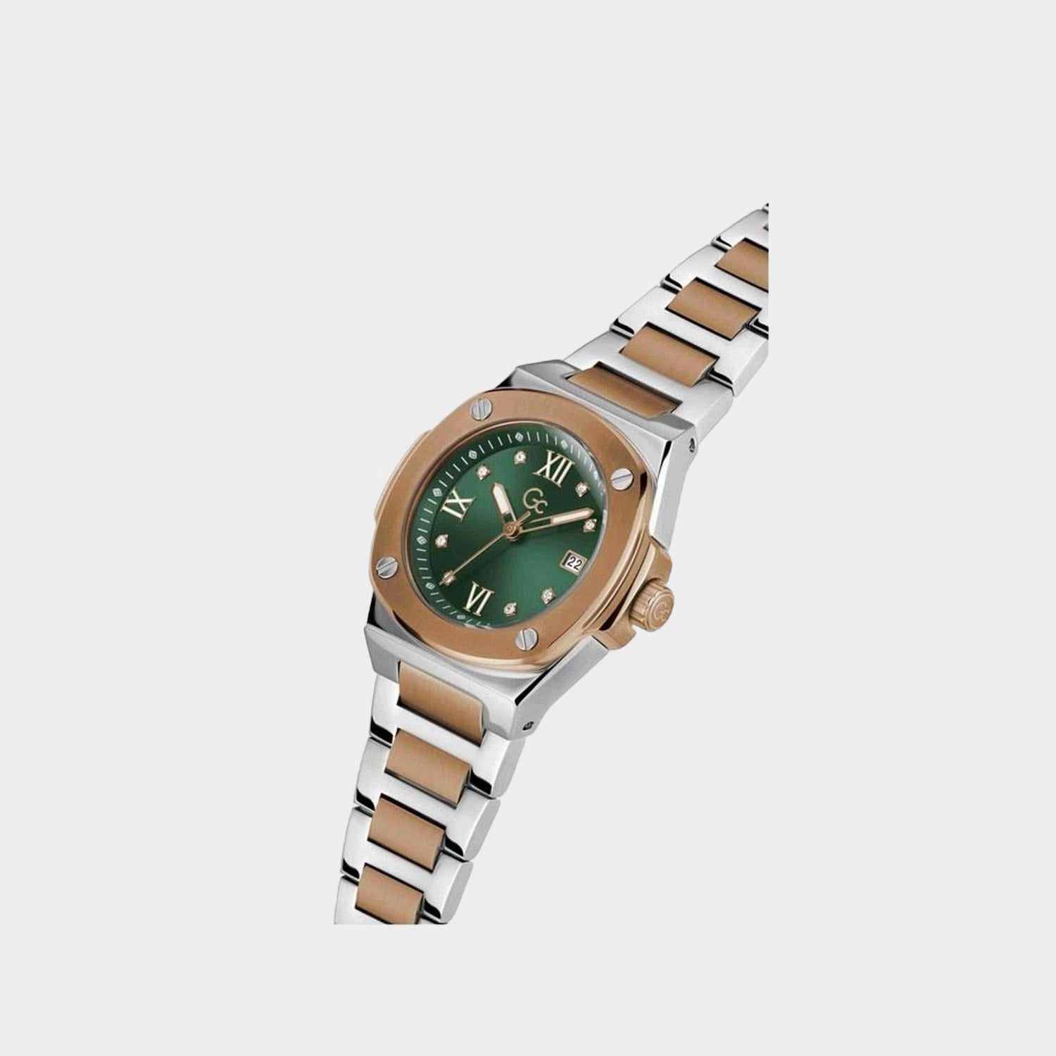 Women's Green Analog Stainless Steel Watch Z12001L9MF