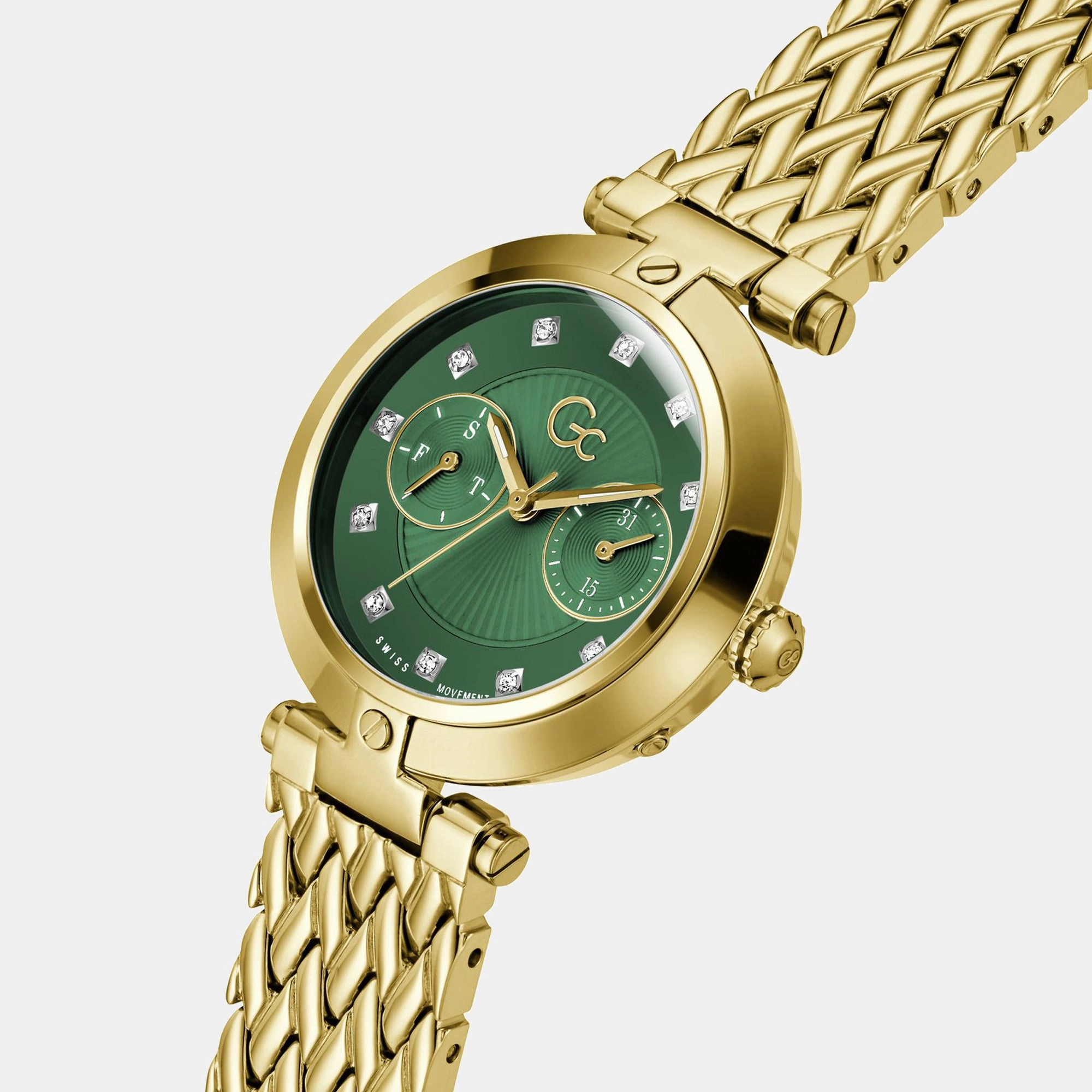 Women's Green Multi-Function Stainless Steel Watch Z21007L1MF