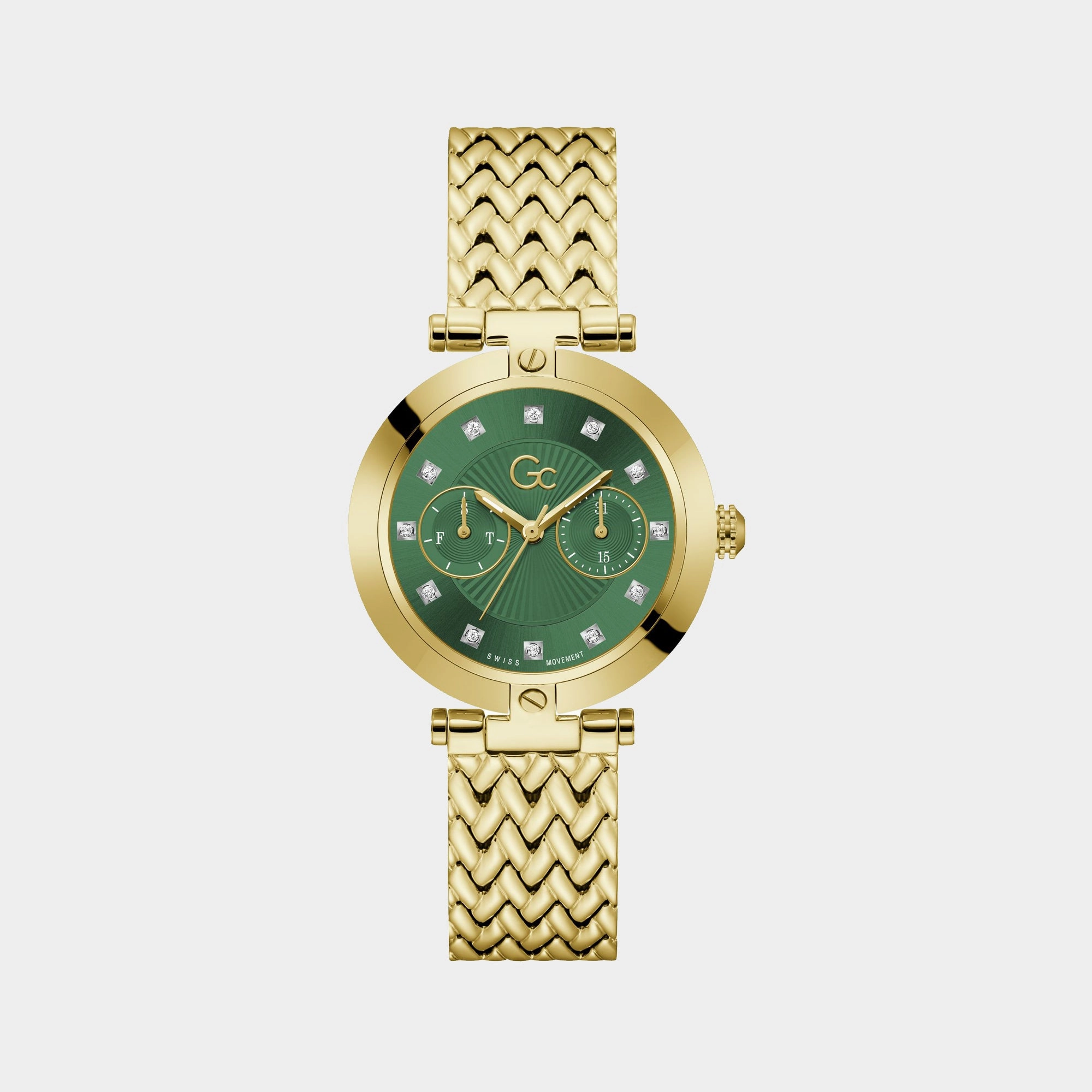Women's Green Multi-Function Stainless Steel Watch Z21007L1MF