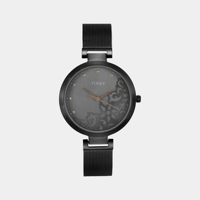 Women's Grey Analog Stainless Steel Watch TW000X221
