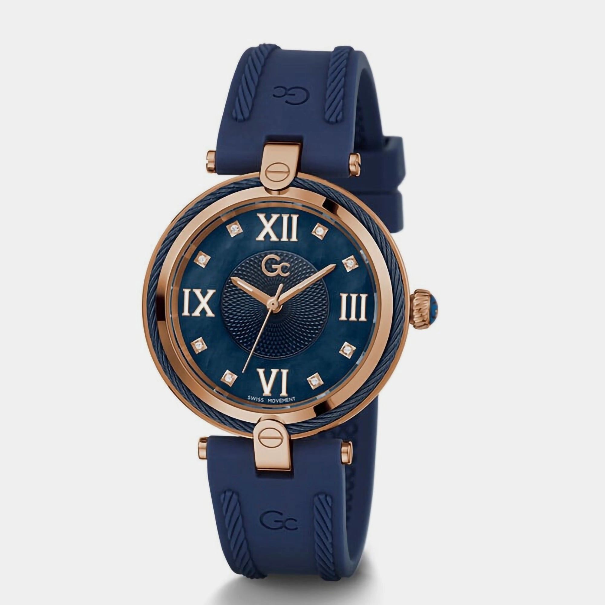 Women's Mother Of Pearl Analog Silicone Watch Z15004L7MF