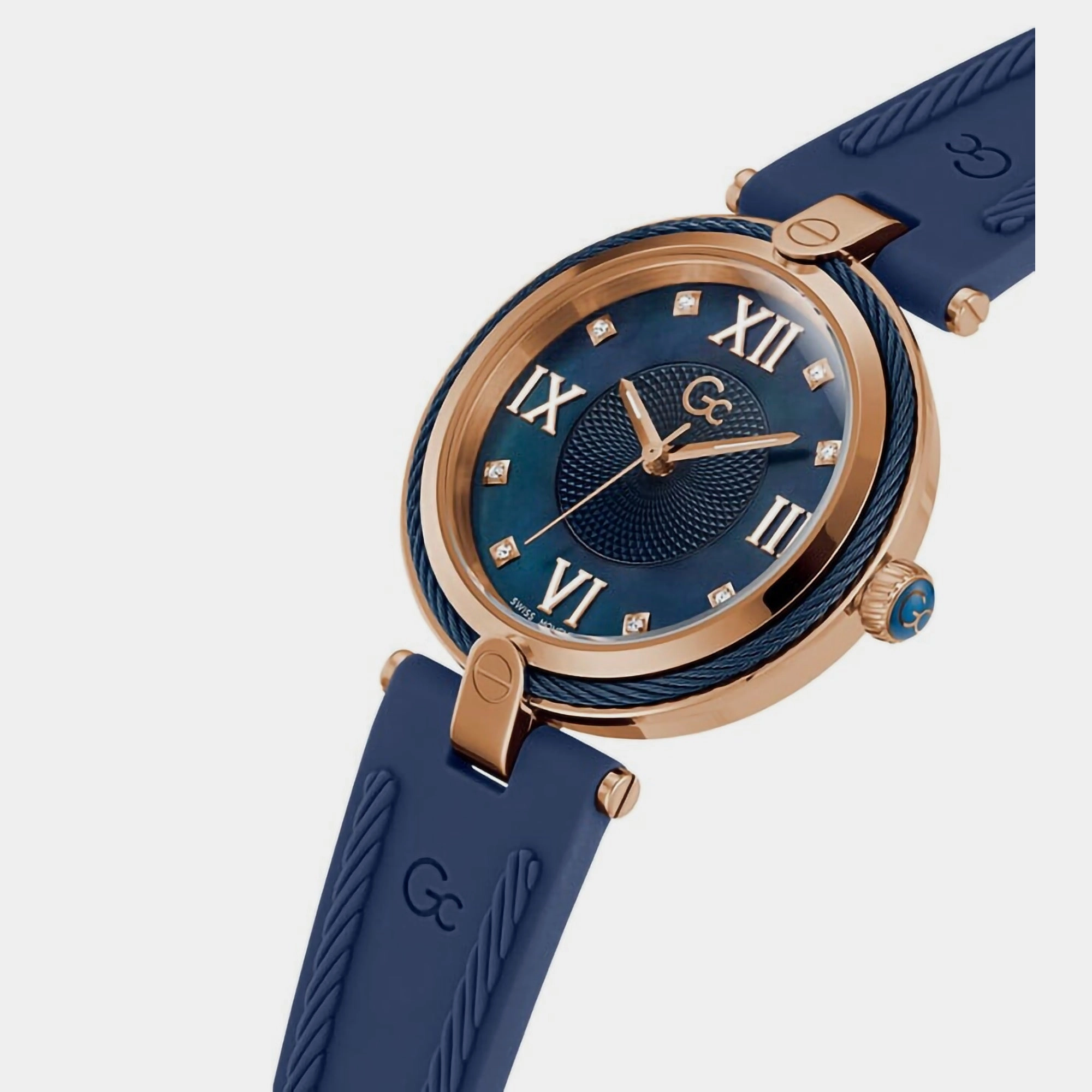 Women's Mother Of Pearl Analog Silicone Watch Z15004L7MF
