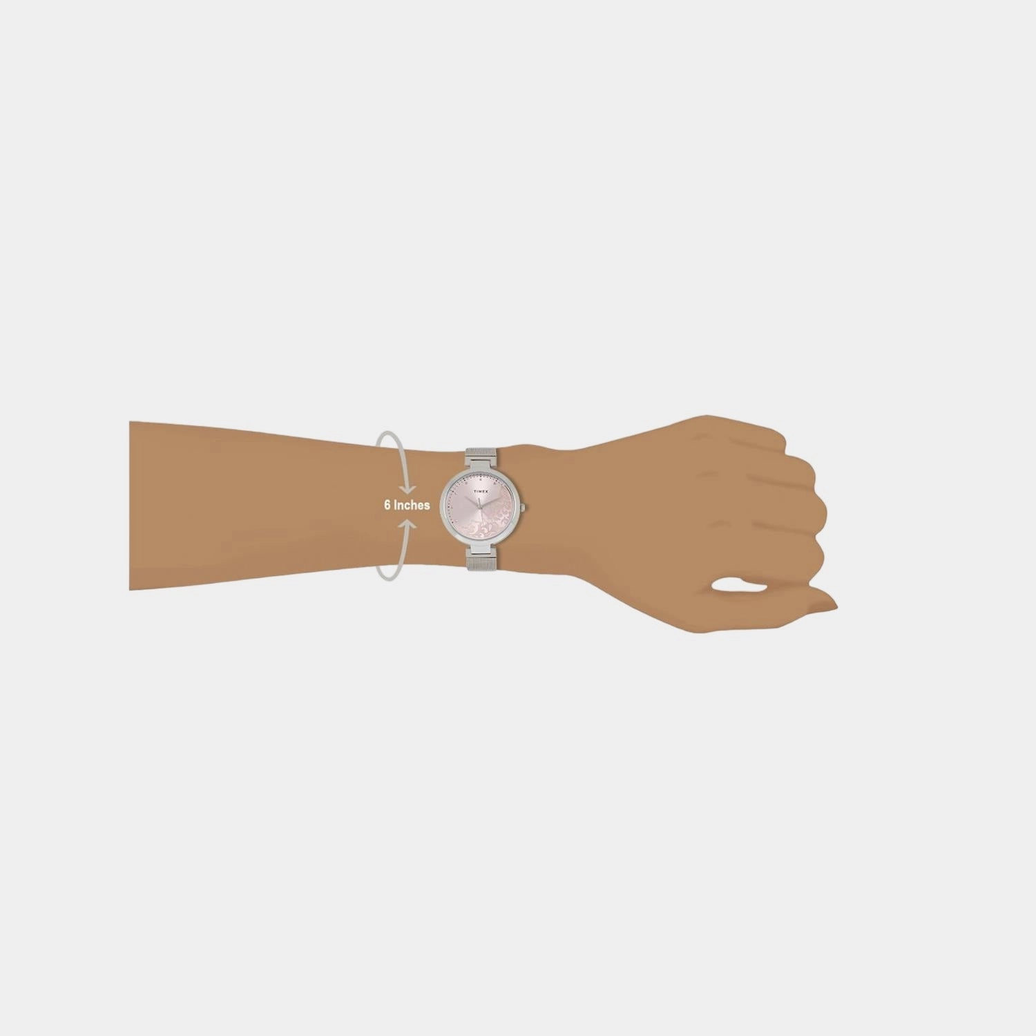 Women's Pink Analog Stainless Steel Watch TW000X217