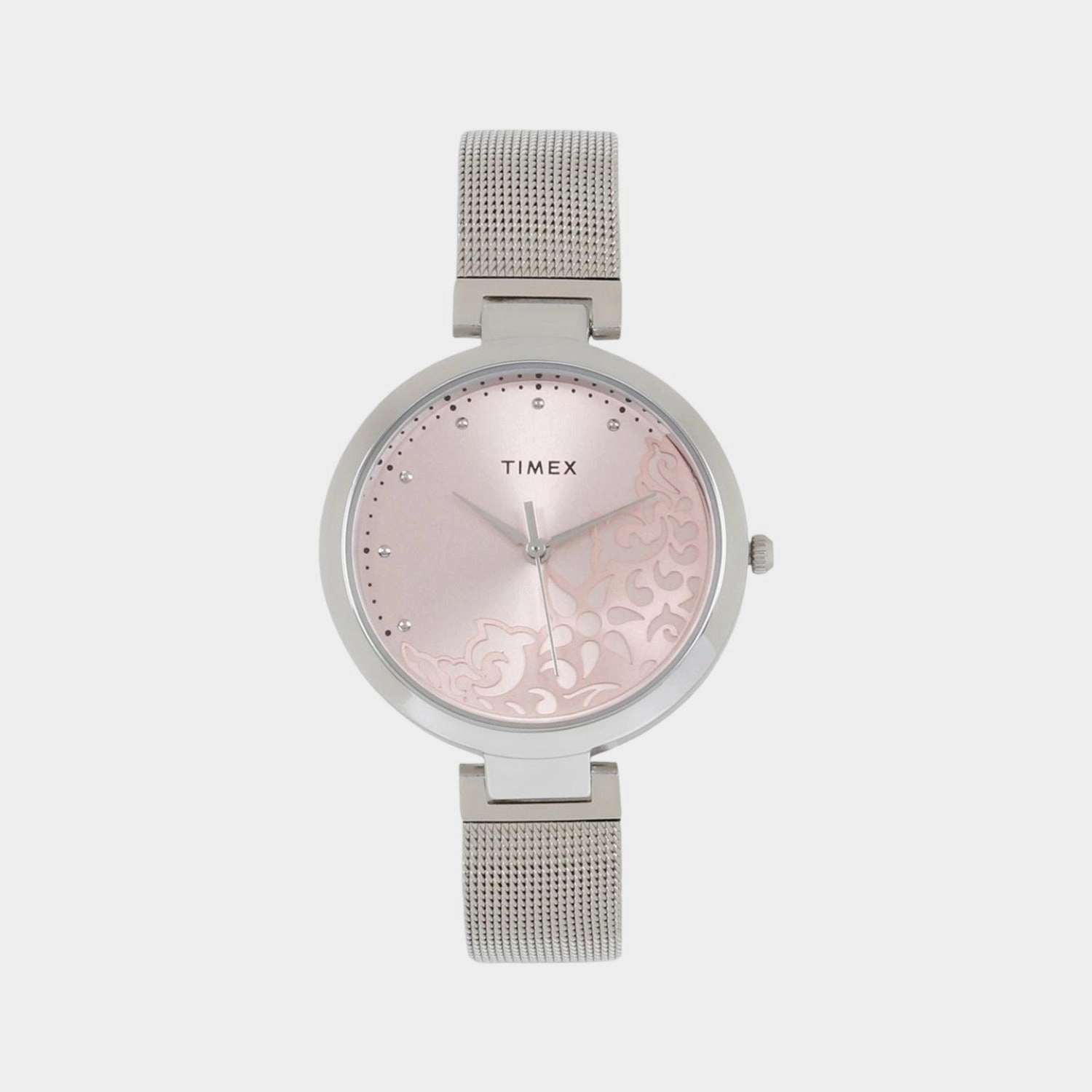Women's Pink Analog Stainless Steel Watch TW000X217
