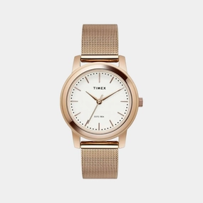 Women's Silver Analog Stainless Steel Watch TW000W110