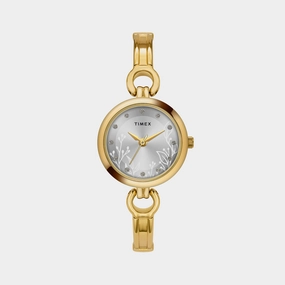 Women's White Analog Stainless Steel Watch TWEL11435