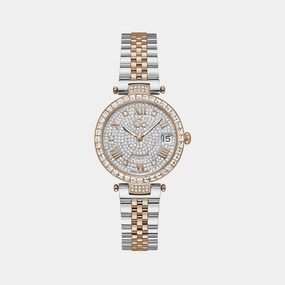 Women's White Analog Stainless Steel Watch Z01014L1MF
