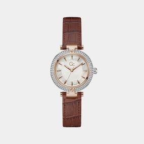 Women's White Analog Stainless Steel Watch Z22004L1MF